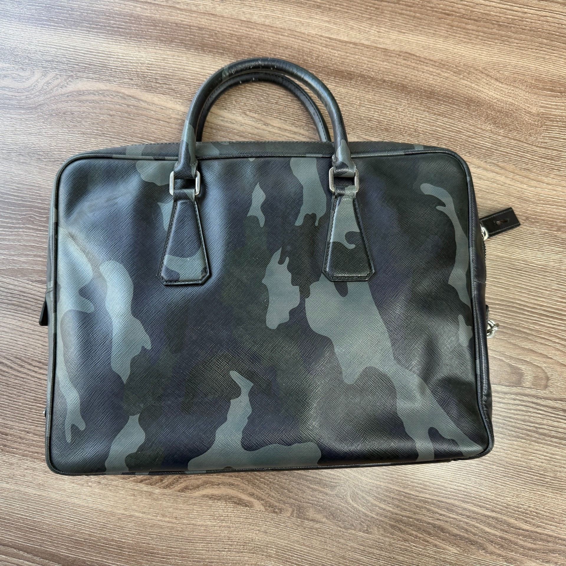 Prada Prada Leather Camo Bag one size Men Size ONE SIZE - 2 Thumbnail