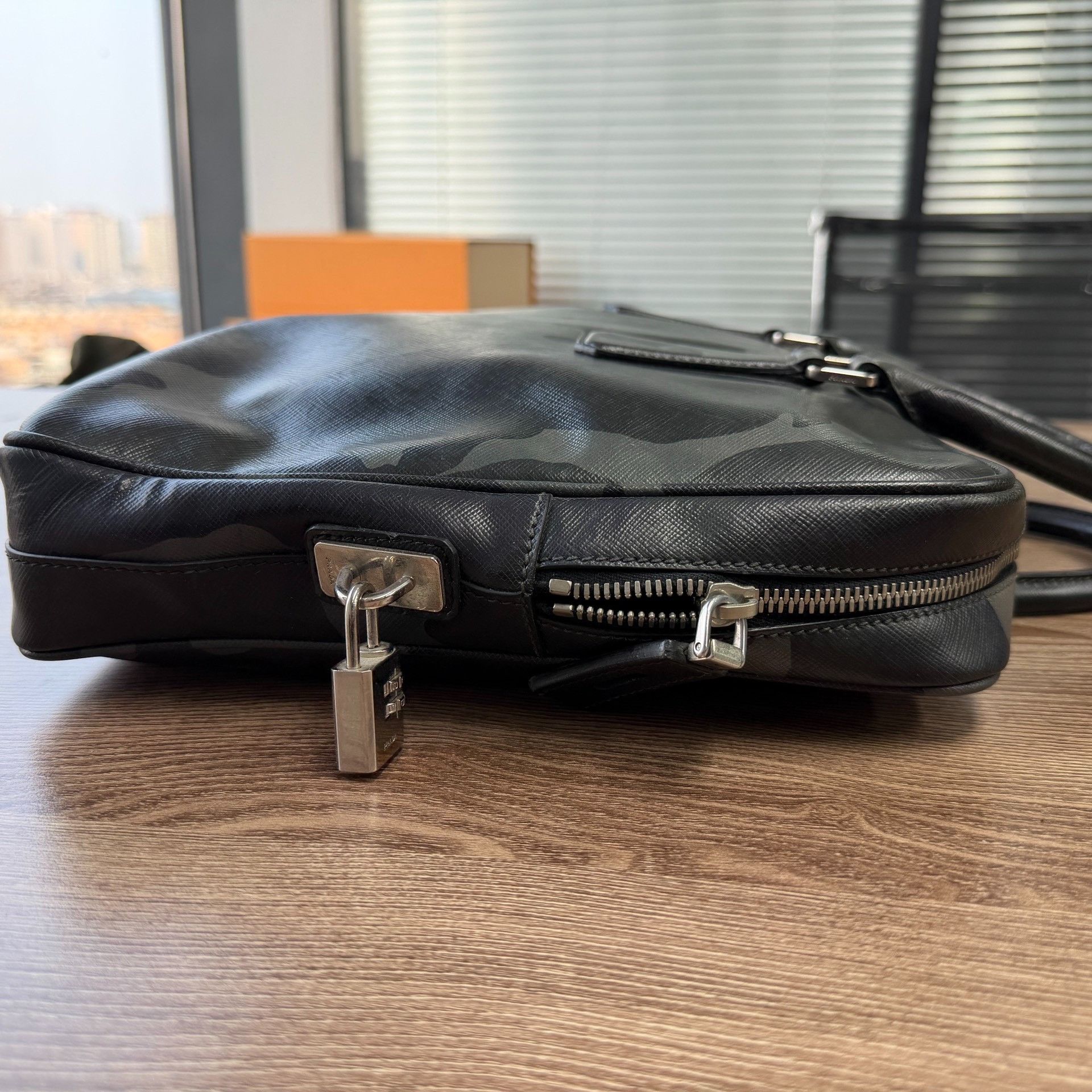 Prada Prada Leather Camo Bag one size Men Size ONE SIZE - 4 Thumbnail