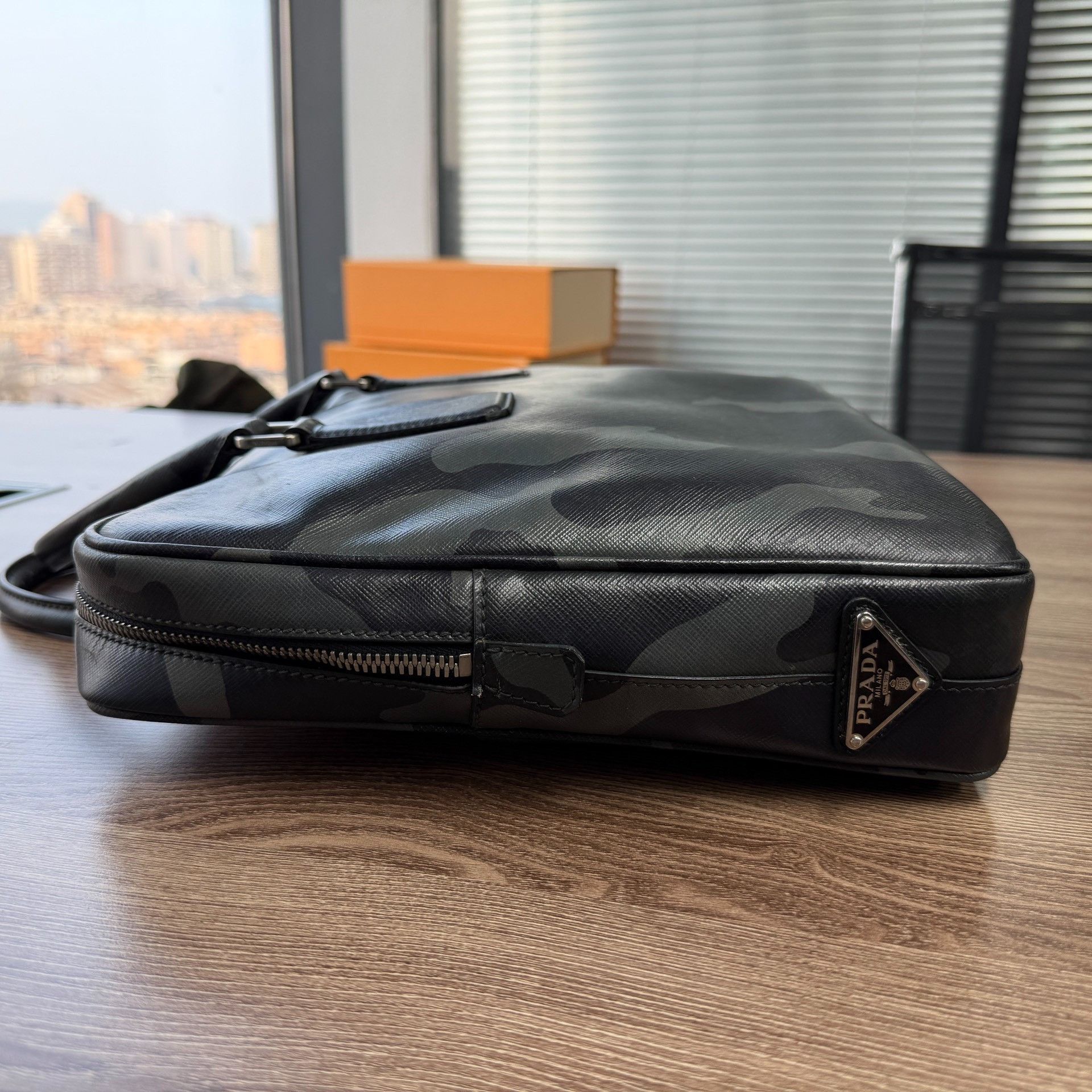 Prada Prada Leather Camo Bag one size Men Size ONE SIZE - 5 Thumbnail