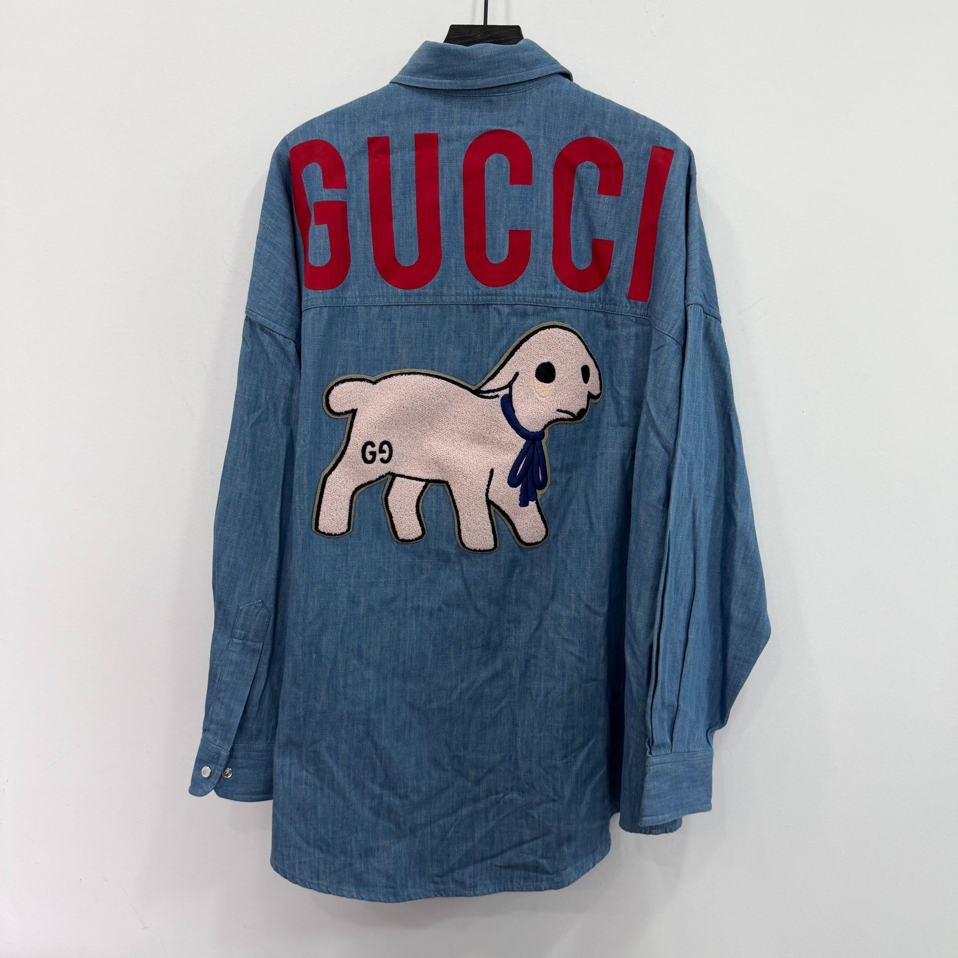 Gucci Gucci Denim Blue Jacket M Women Size M / US 6-8 / IT 42-44 - 2 Thumbnail