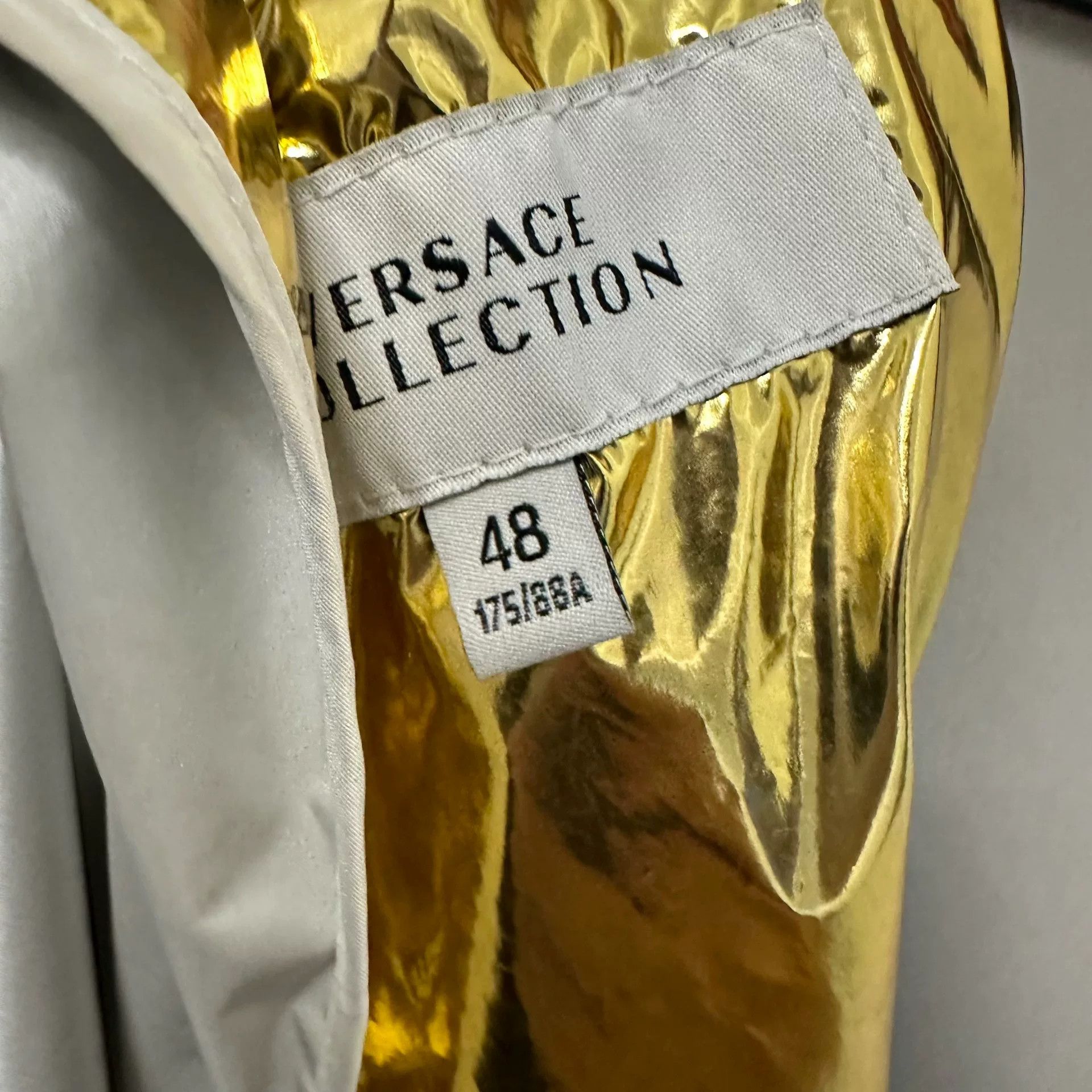 Versace Versace Gold Light Jacket xl Men Size US XL / EU 56 / 4 - 3 Thumbnail