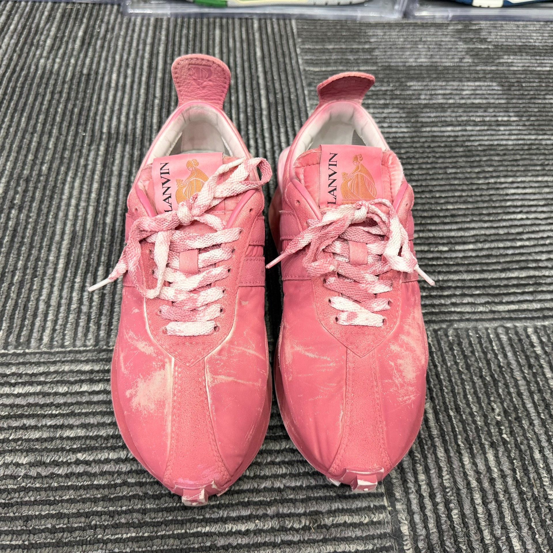 Lanvin Lanvin Retro Red Lowtop Sneakers us_7 Women Size US 7 / IT 37 - 4 Thumbnail