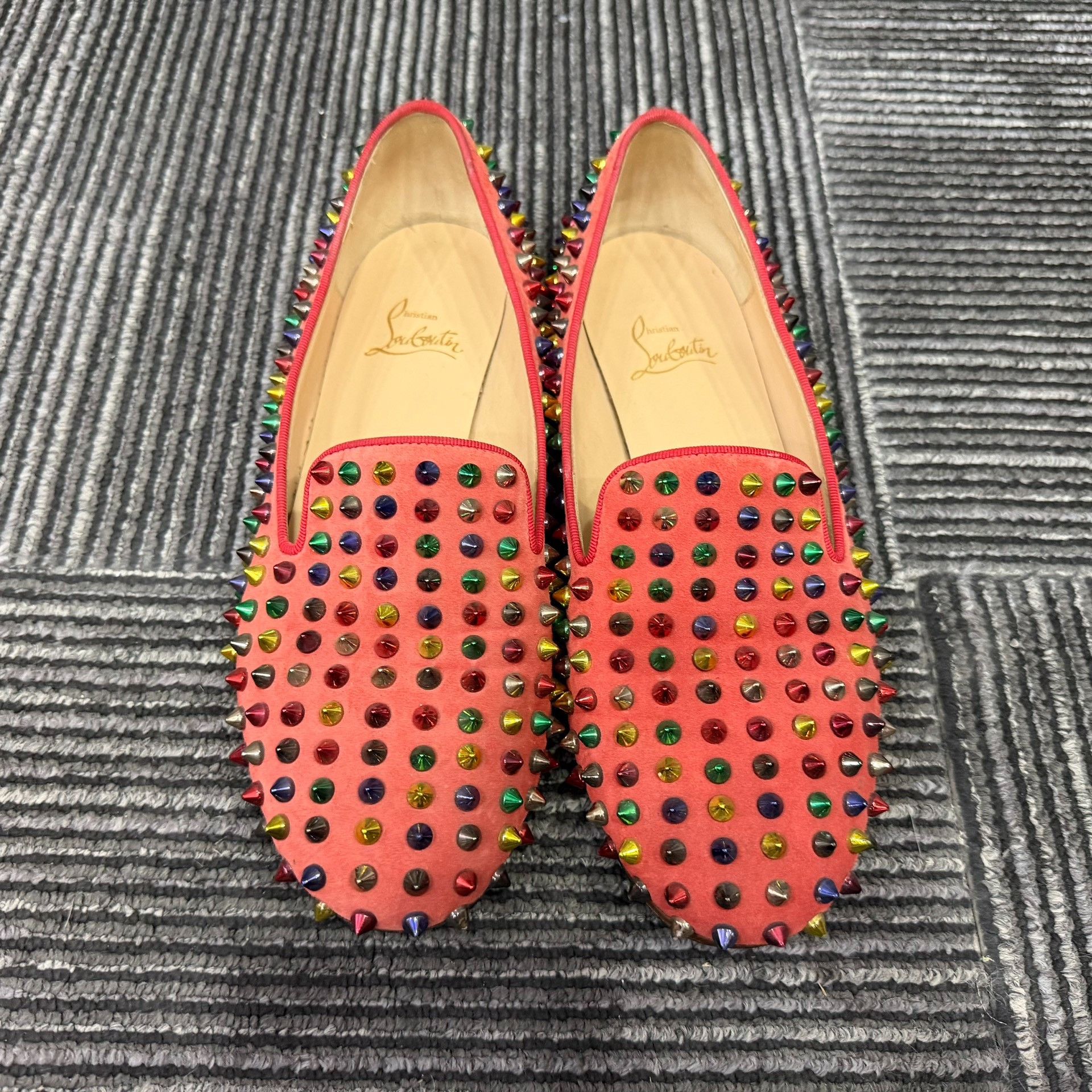 Christian Louboutin Christian Louboutin Red Lowtop Sneakers us_8 Women Size US 8 / IT 38 - 2 Thumbnail
