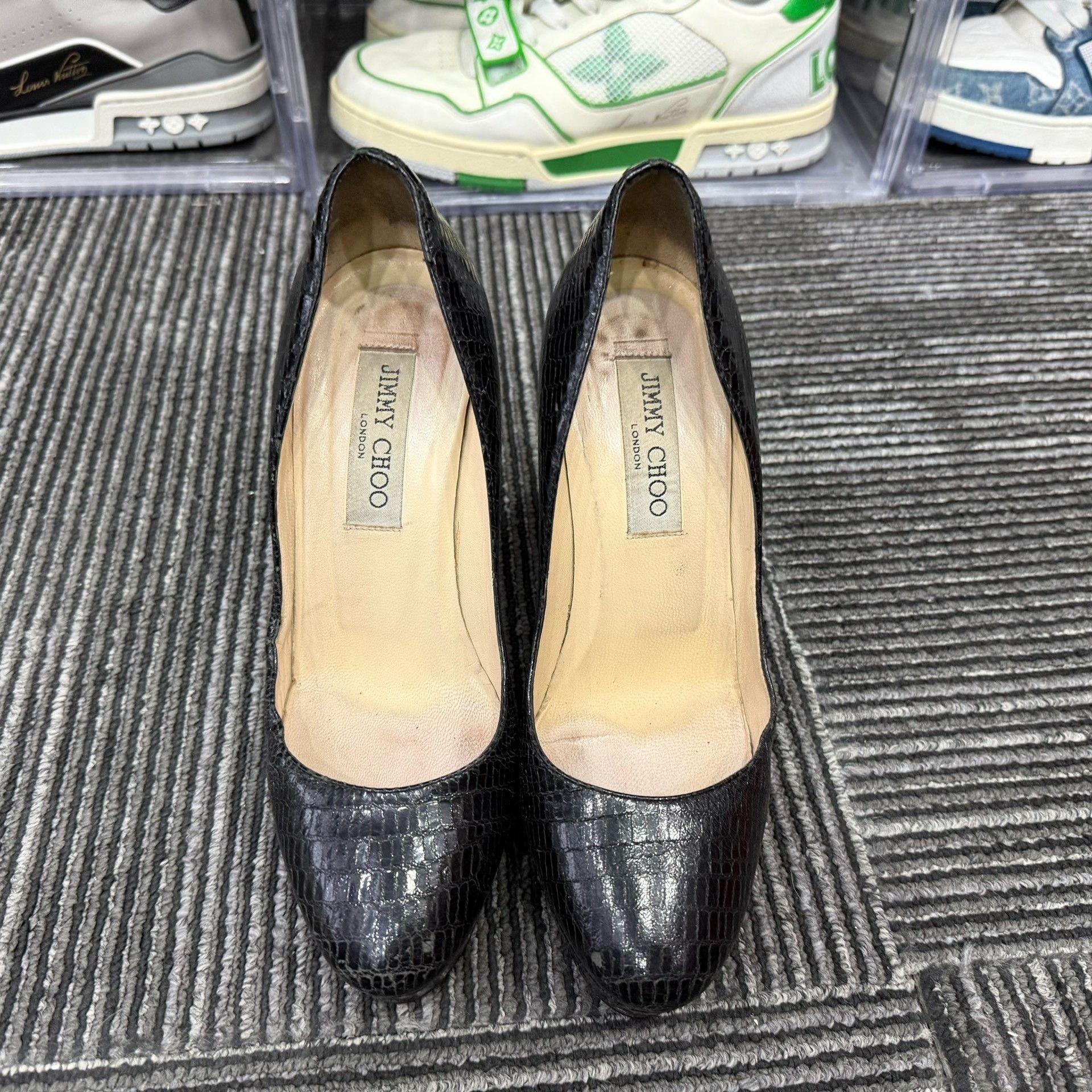 Jimmy Choo Jimmy Choo Animal Print Lowtop Sneakers us_6 Women Size US 6 / IT 36 - 4 Thumbnail