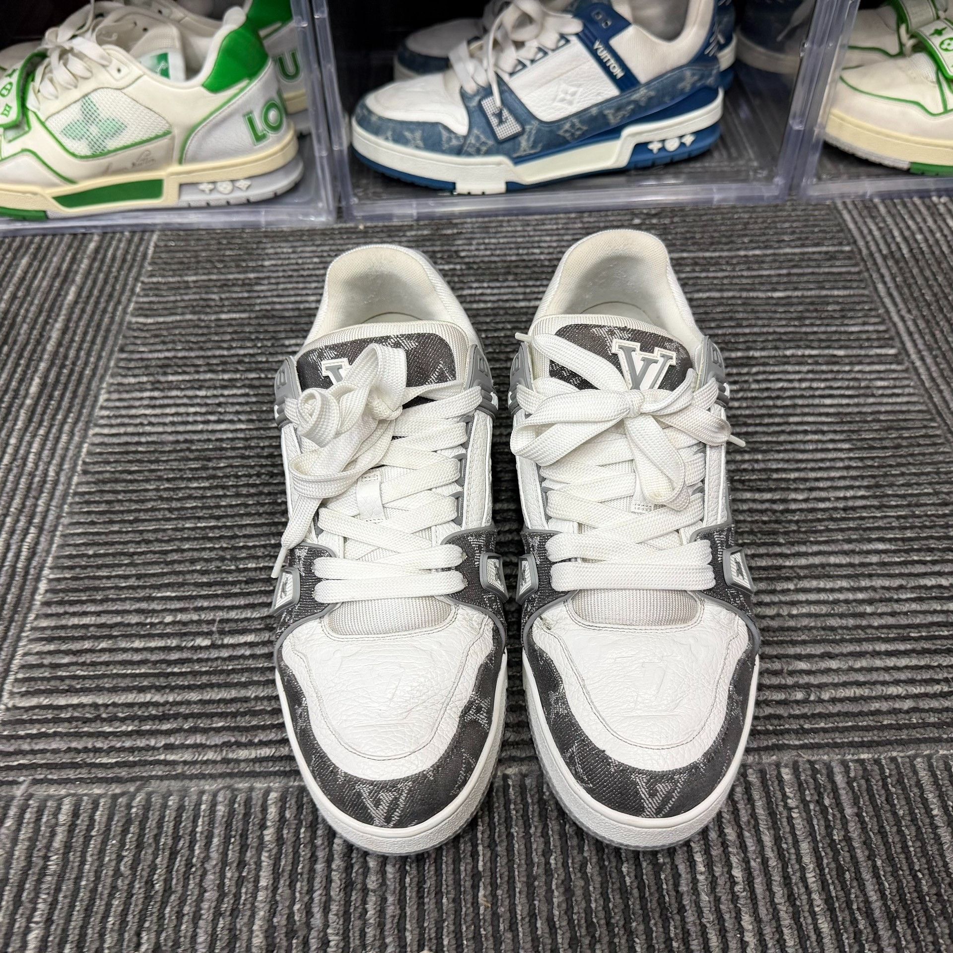 Louis Vuitton Louis Vuitton Training Denim White Lowtop Sneakers 8 Men Size US 8 / EU 41 - 4 Thumbnail
