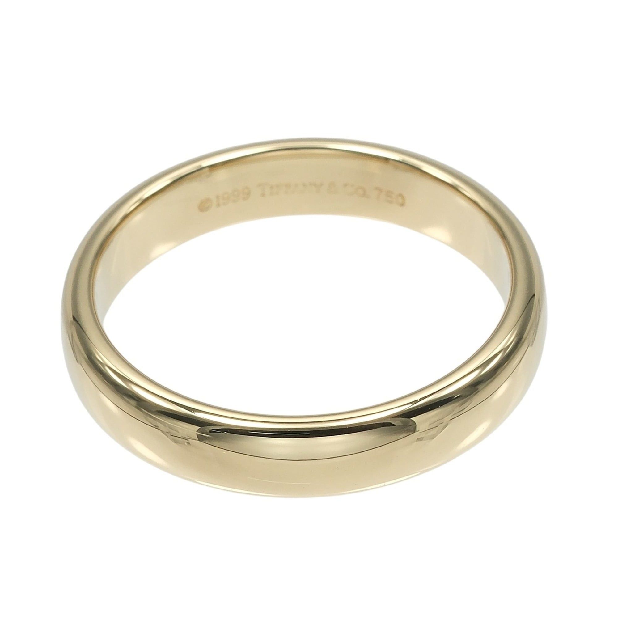 Tiffany & Co. Tiffany & Co. Forever Classic Band Ring, Size 17.5, 4.5mm band, 18K Yellow Gold, Approx. 6.38g. Size ONE SIZE - 5 Thumbnail