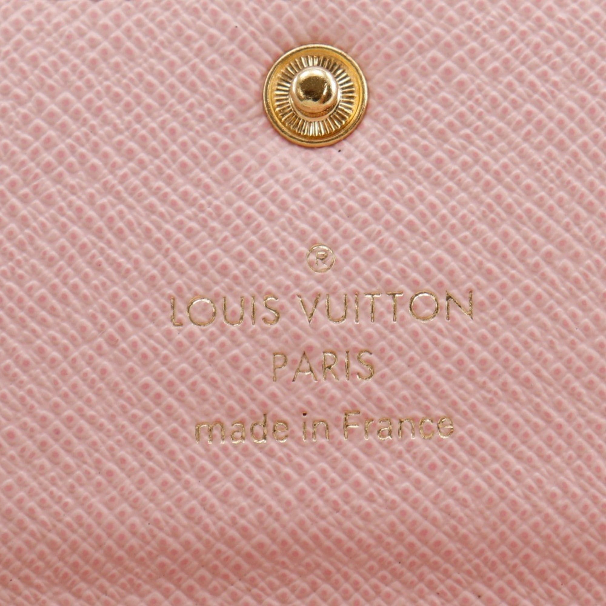 Louis Vuitton Louis Vuitton Multicles 6 Key Case N41624 Damier Canvas Rose Ballerine 2018 Brown CT4108 Snap Button Women's Size ONE SIZE - 13 Thumbnail