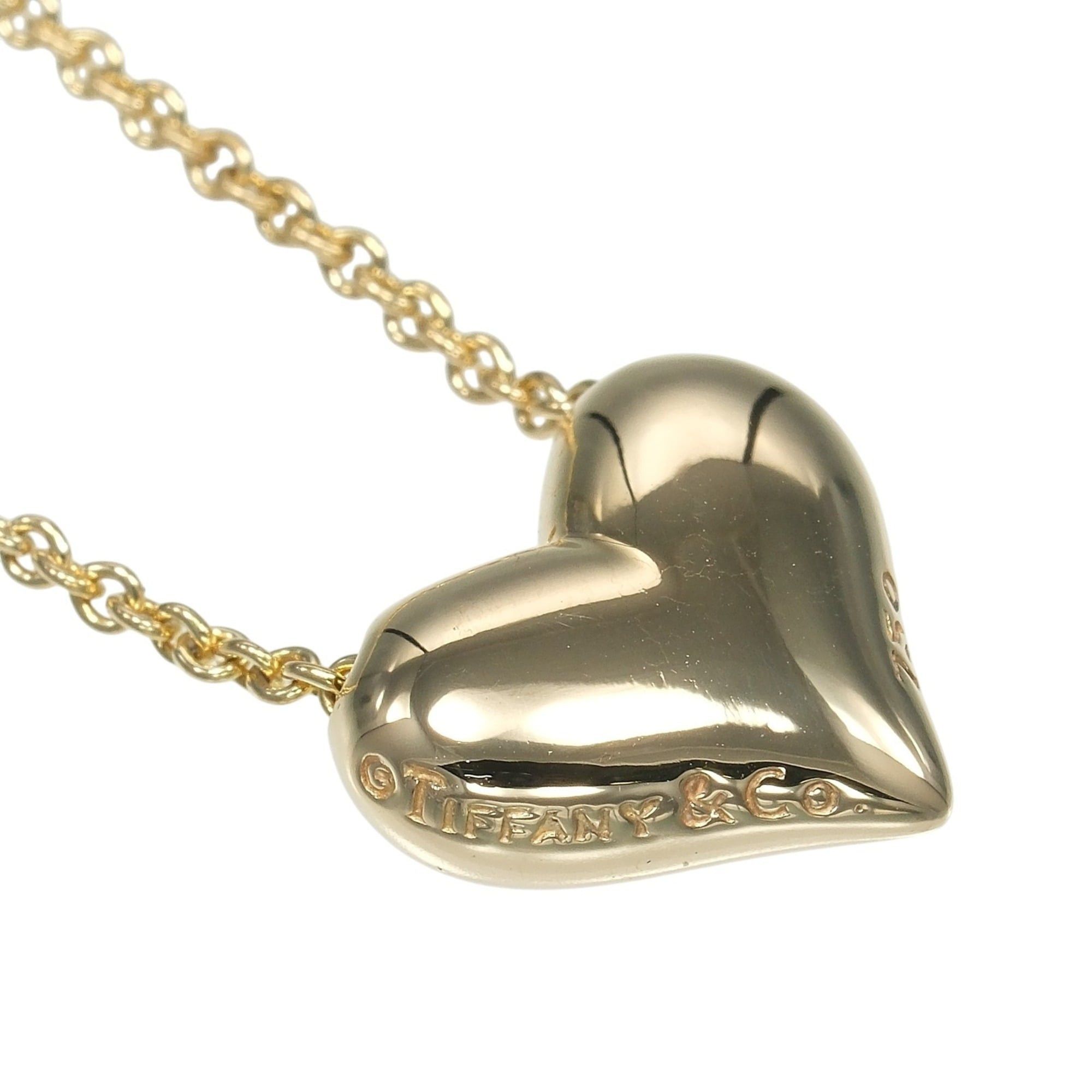 Tiffany & Co. Tiffany & Co. Pinched Heart Necklace, 18K Yellow Gold, Approx. 7.61g Size ONE SIZE - 5 Thumbnail