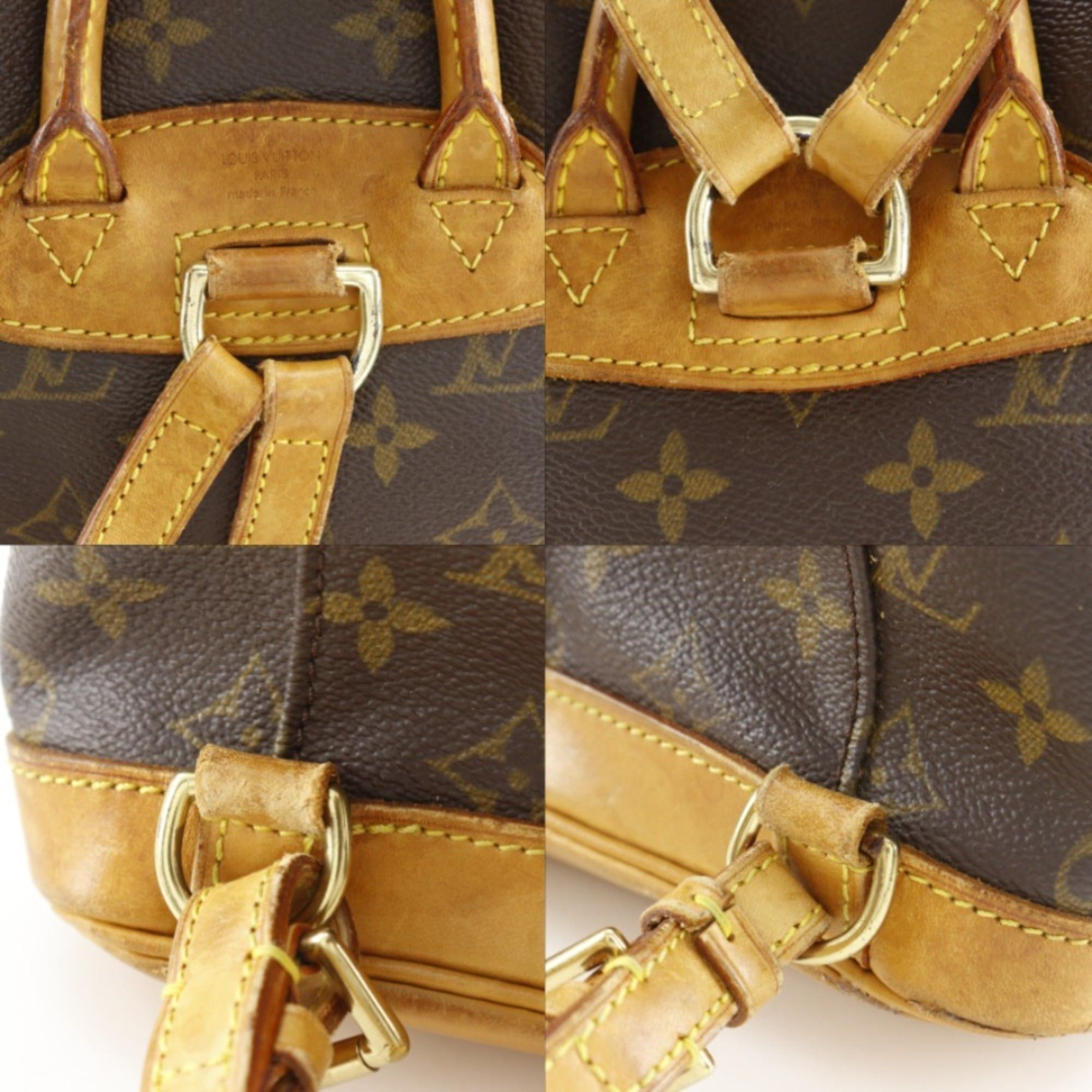 Louis Vuitton Louis Vuitton Mini Montsouris Backpack/Daypack M51137 Canvas Brown SP1926 Belt Buckle Unisex Size ONE SIZE - 16 Thumbnail