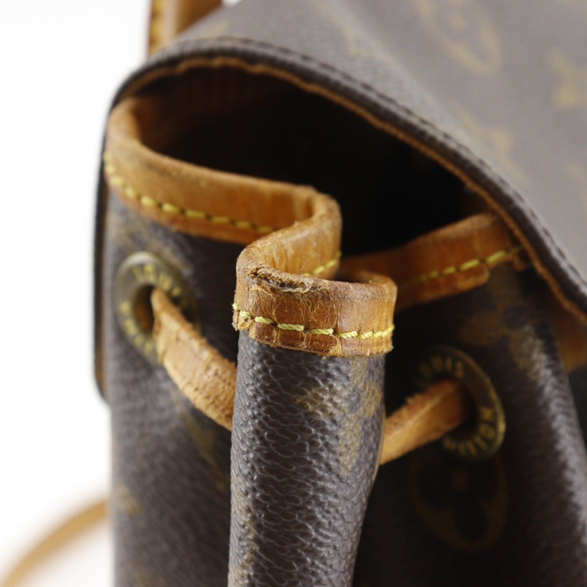 Louis Vuitton Louis Vuitton Mini Montsouris Backpack/Daypack M51137 Canvas Brown SP1926 Belt Buckle Unisex Size ONE SIZE - 13 Thumbnail