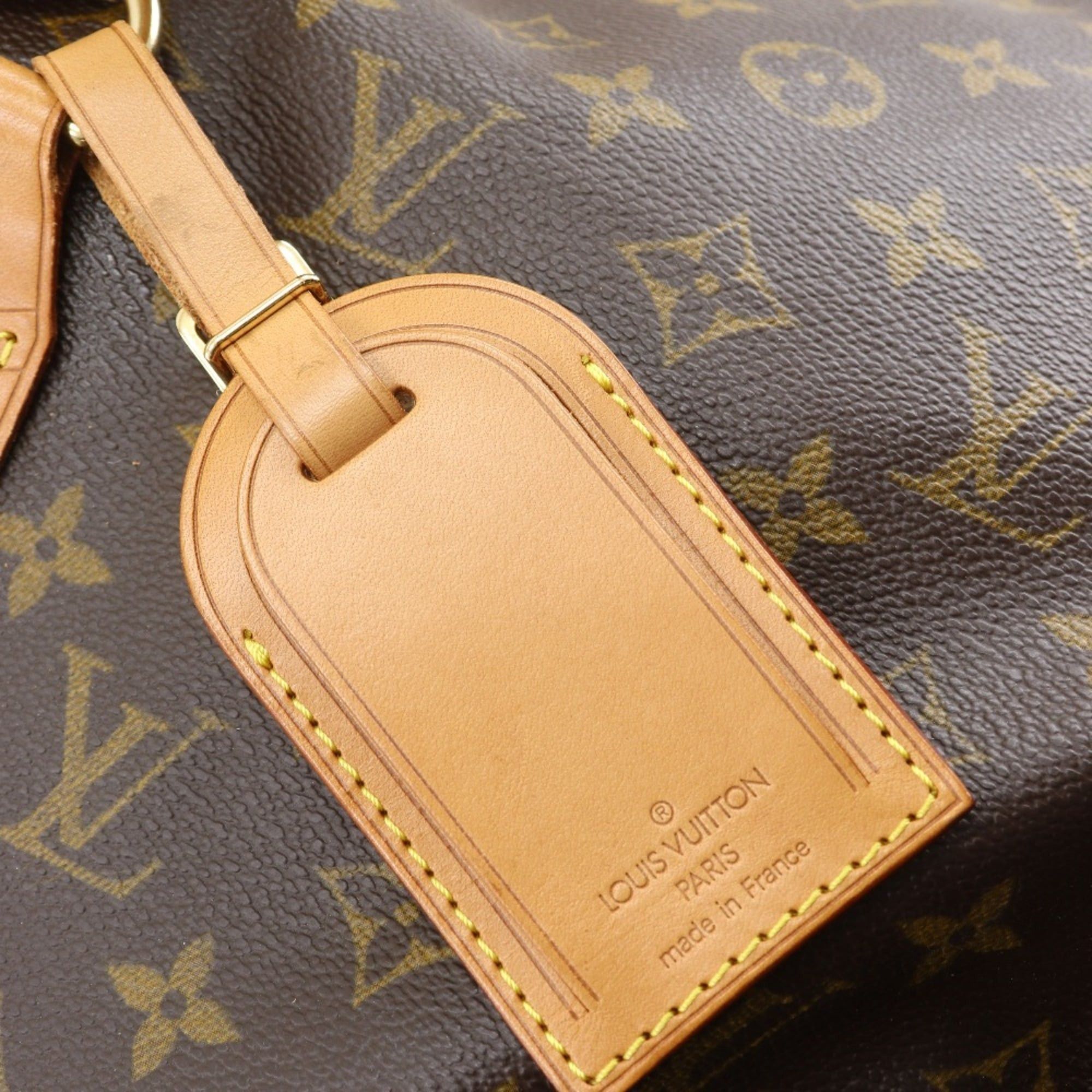 Louis Vuitton Louis Vuitton Sac Polochon Boston Bag M41222 Monogram Canvas 1995 Brown SP0995 A4 Double Zipper version Unisex Size ONE SIZE - 18 Thumbnail