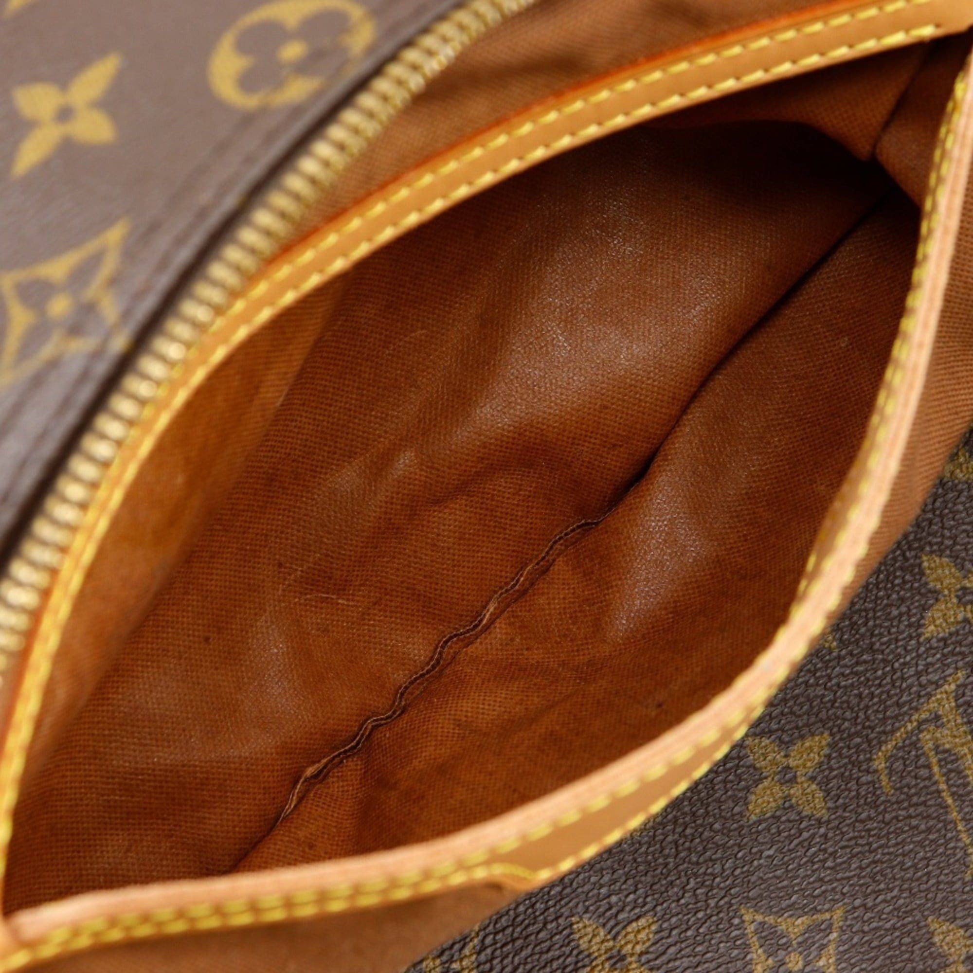 Louis Vuitton Louis Vuitton Sac Polochon Boston Bag M41222 Monogram Canvas 1995 Brown SP0995 A4 Double Zipper version Unisex Size ONE SIZE - 7 Thumbnail