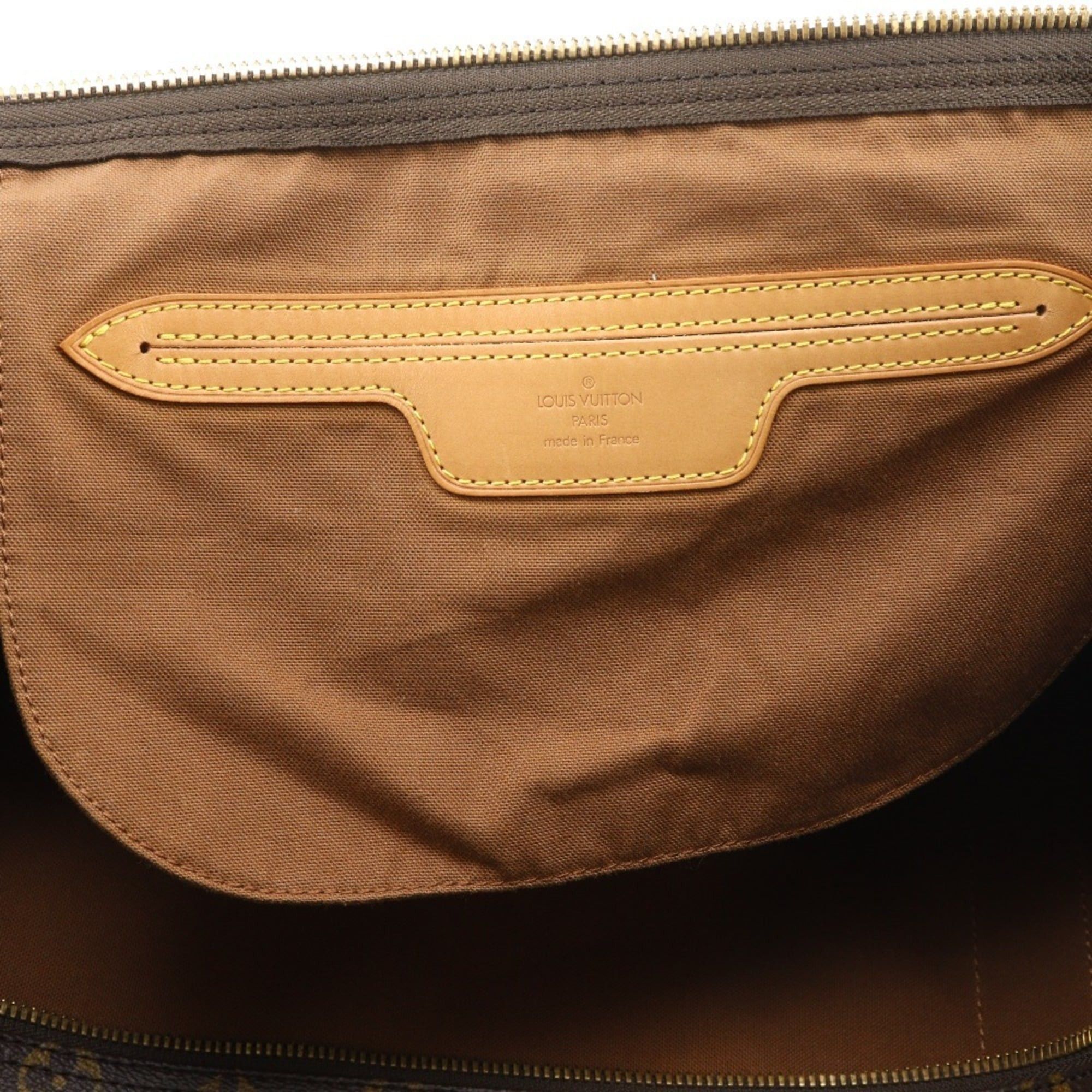 Louis Vuitton Louis Vuitton Sac Polochon Boston Bag M41222 Monogram Canvas 1995 Brown SP0995 A4 Double Zipper version Unisex Size ONE SIZE - 8 Thumbnail