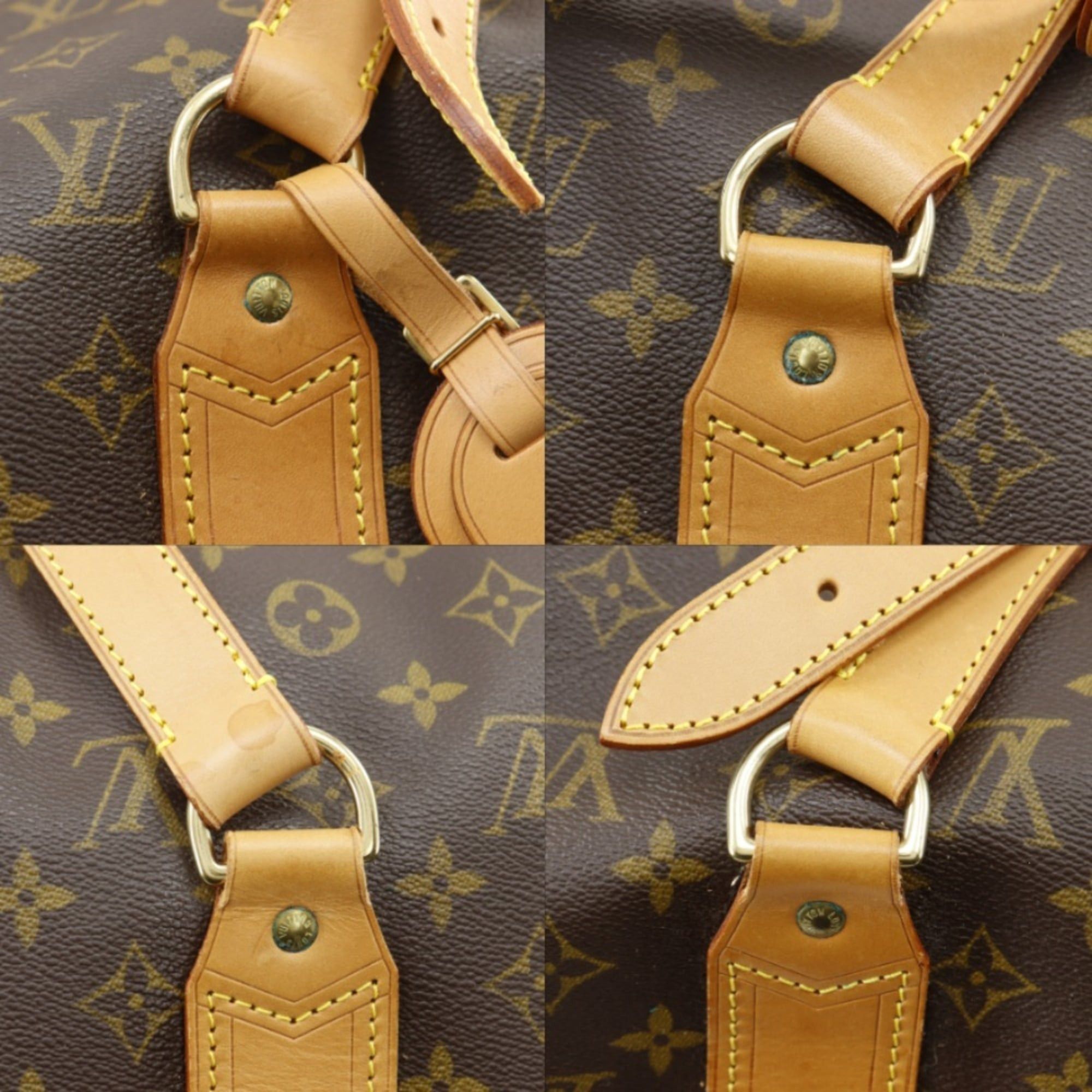 Louis Vuitton Louis Vuitton Sac Polochon Boston Bag M41222 Monogram Canvas 1995 Brown SP0995 A4 Double Zipper version Unisex Size ONE SIZE - 10 Thumbnail