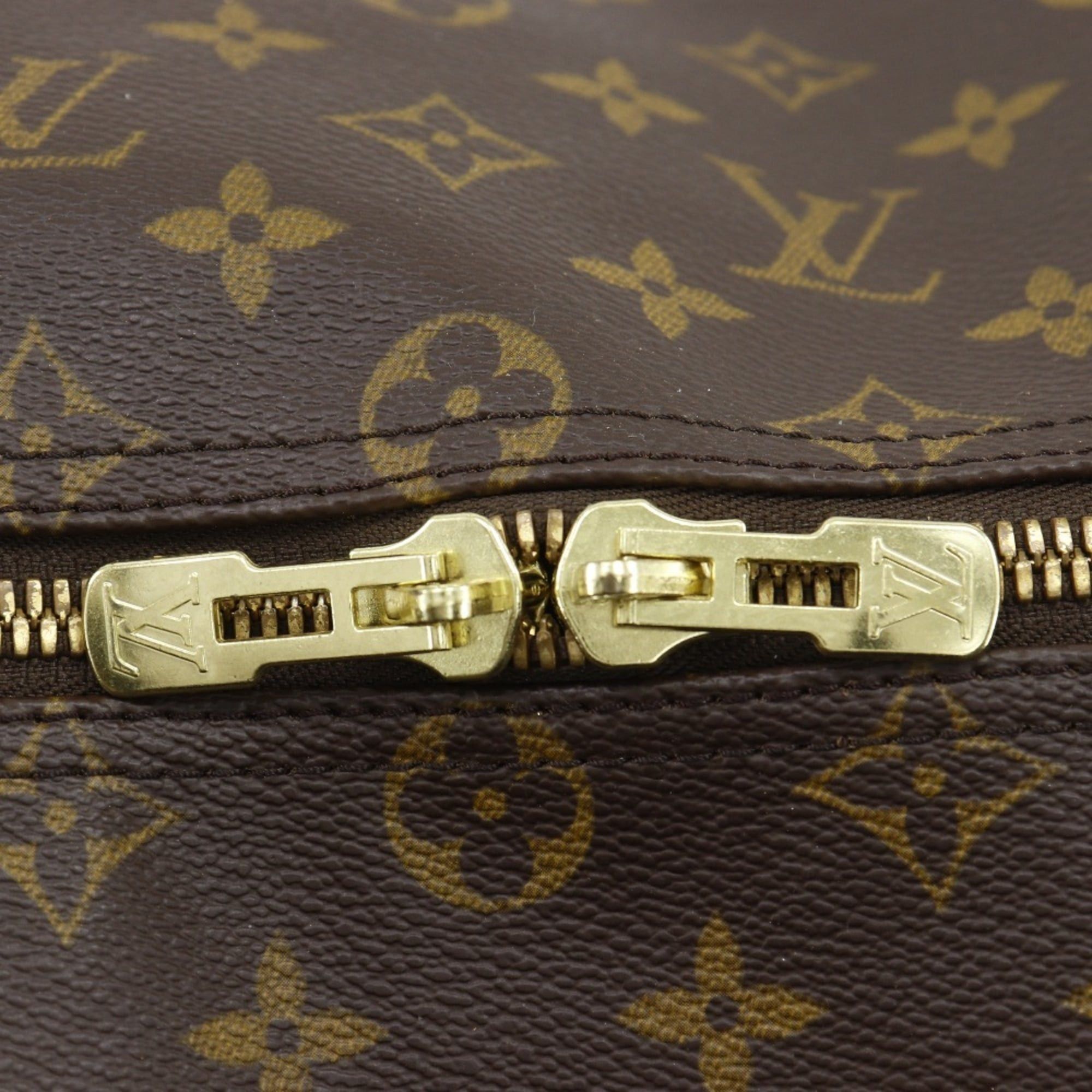 Louis Vuitton Louis Vuitton Sac Polochon Boston Bag M41222 Monogram Canvas 1995 Brown SP0995 A4 Double Zipper version Unisex Size ONE SIZE - 16 Thumbnail
