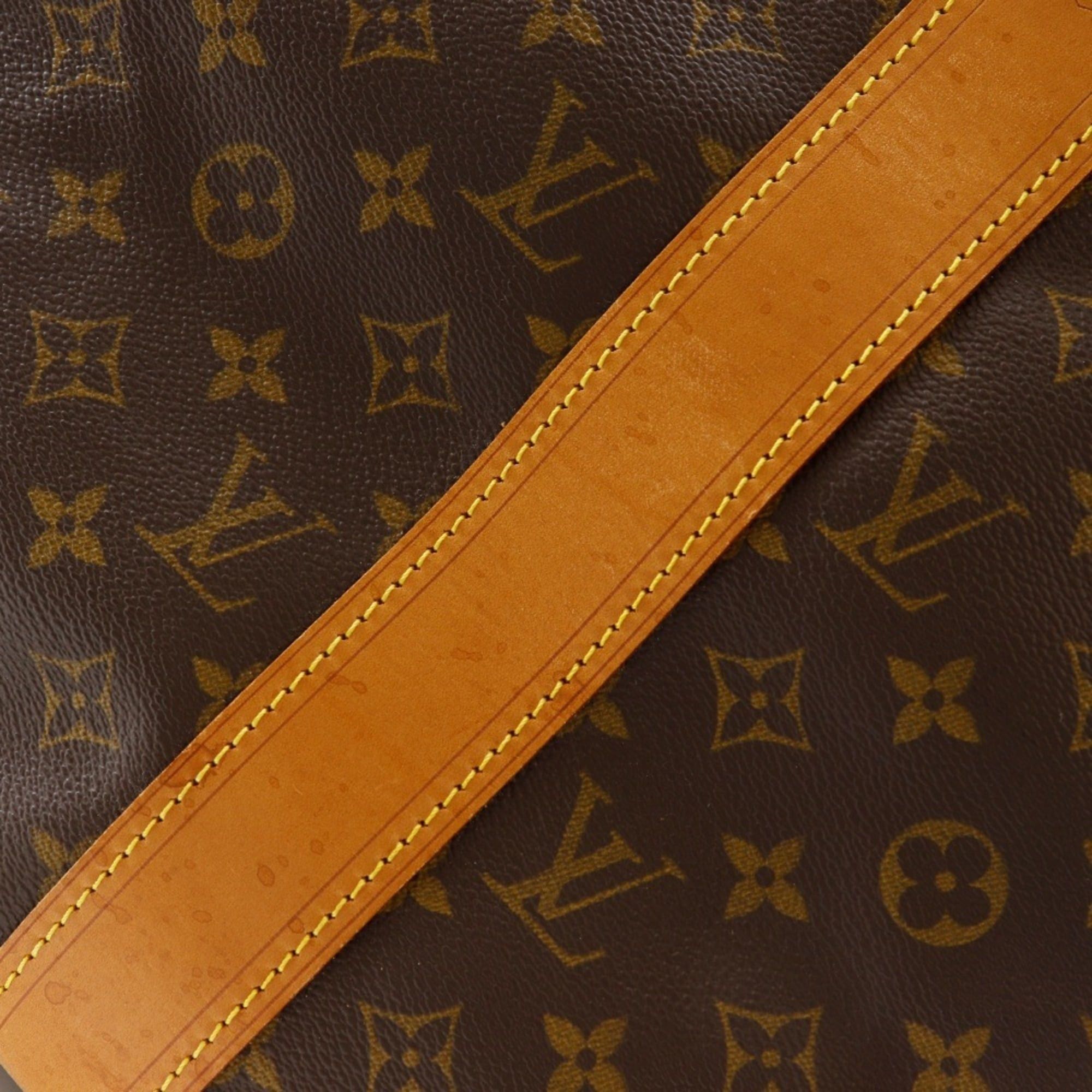 Louis Vuitton Louis Vuitton Sac Polochon Boston Bag M41222 Monogram Canvas 1995 Brown SP0995 A4 Double Zipper version Unisex Size ONE SIZE - 13 Thumbnail