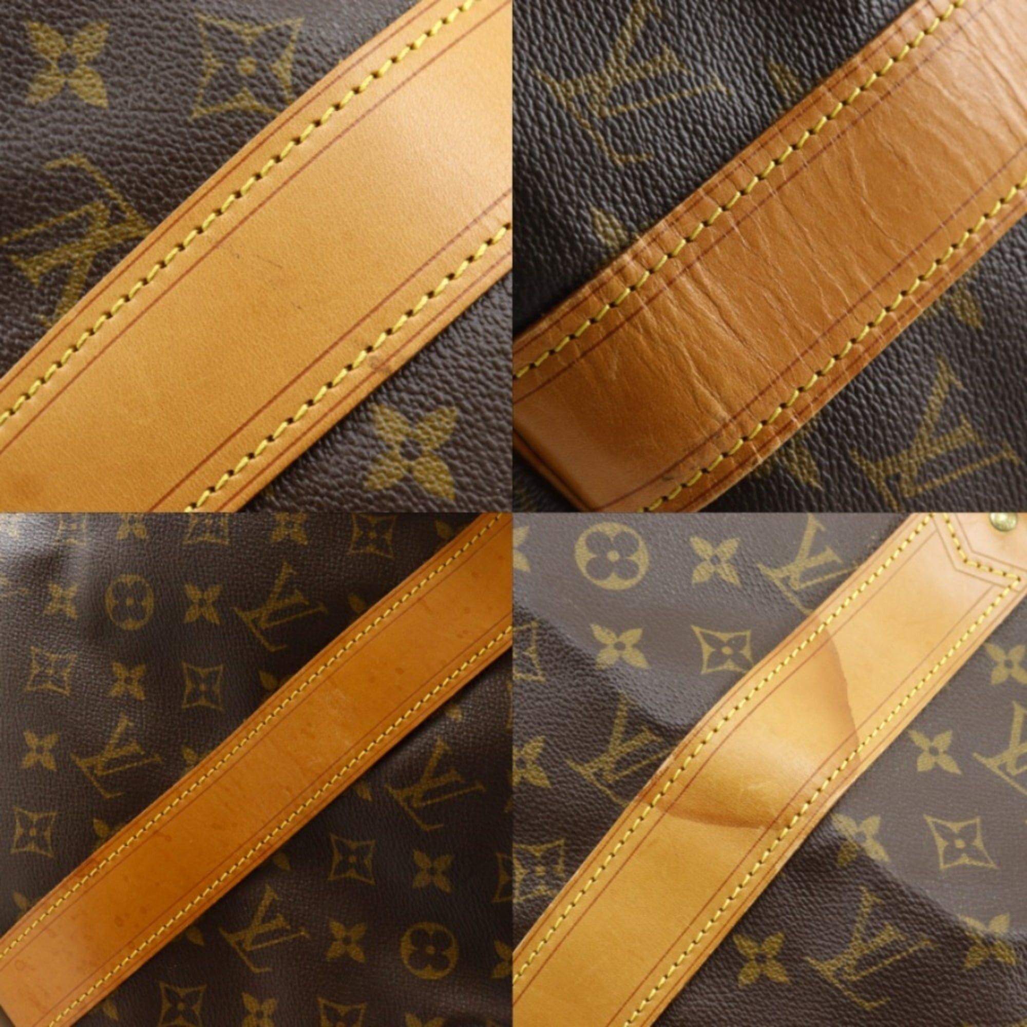Louis Vuitton Louis Vuitton Sac Polochon Boston Bag M41222 Monogram Canvas 1995 Brown SP0995 A4 Double Zipper version Unisex Size ONE SIZE - 12 Thumbnail
