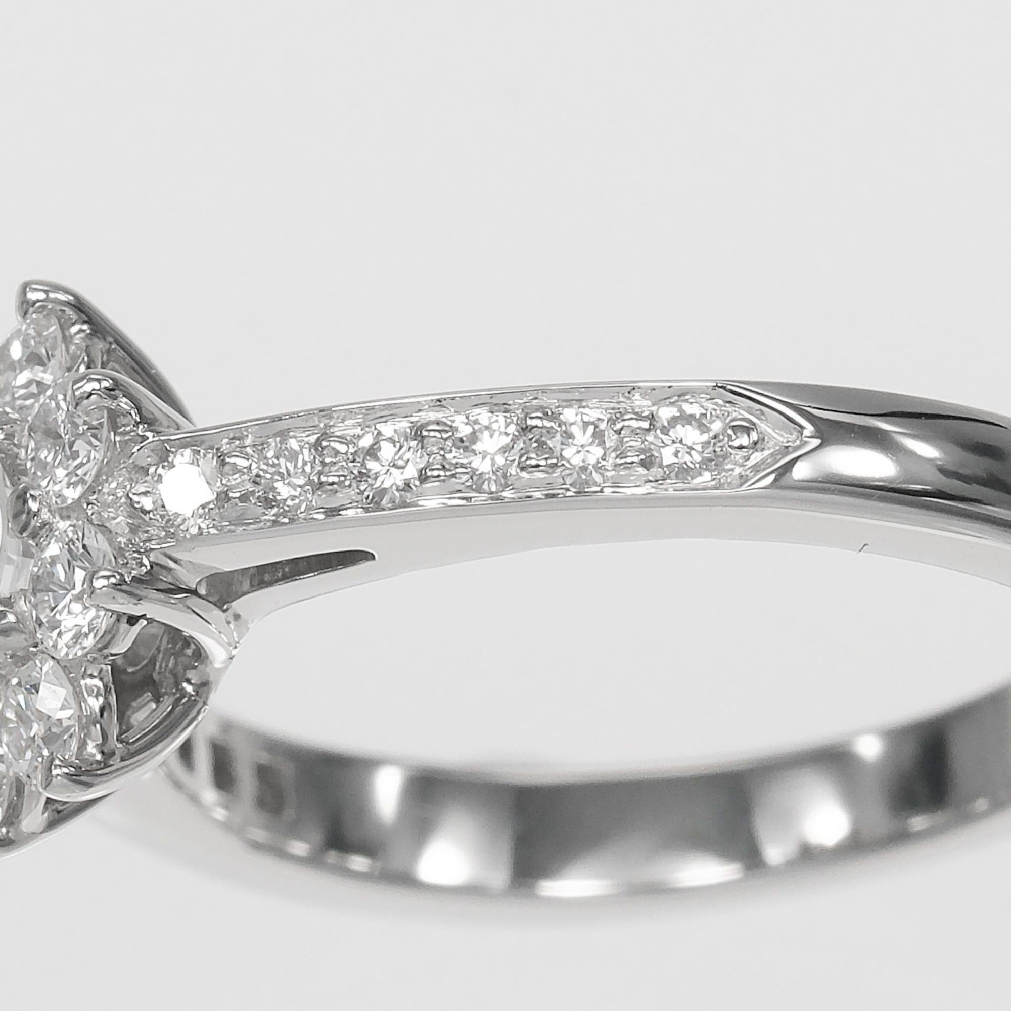Tiffany & Co. Tiffany & Co. Flora Ring, Size 6.5, Platinum 950, Diamond, Approx. 4.27g. Size ONE SIZE - 6 Thumbnail