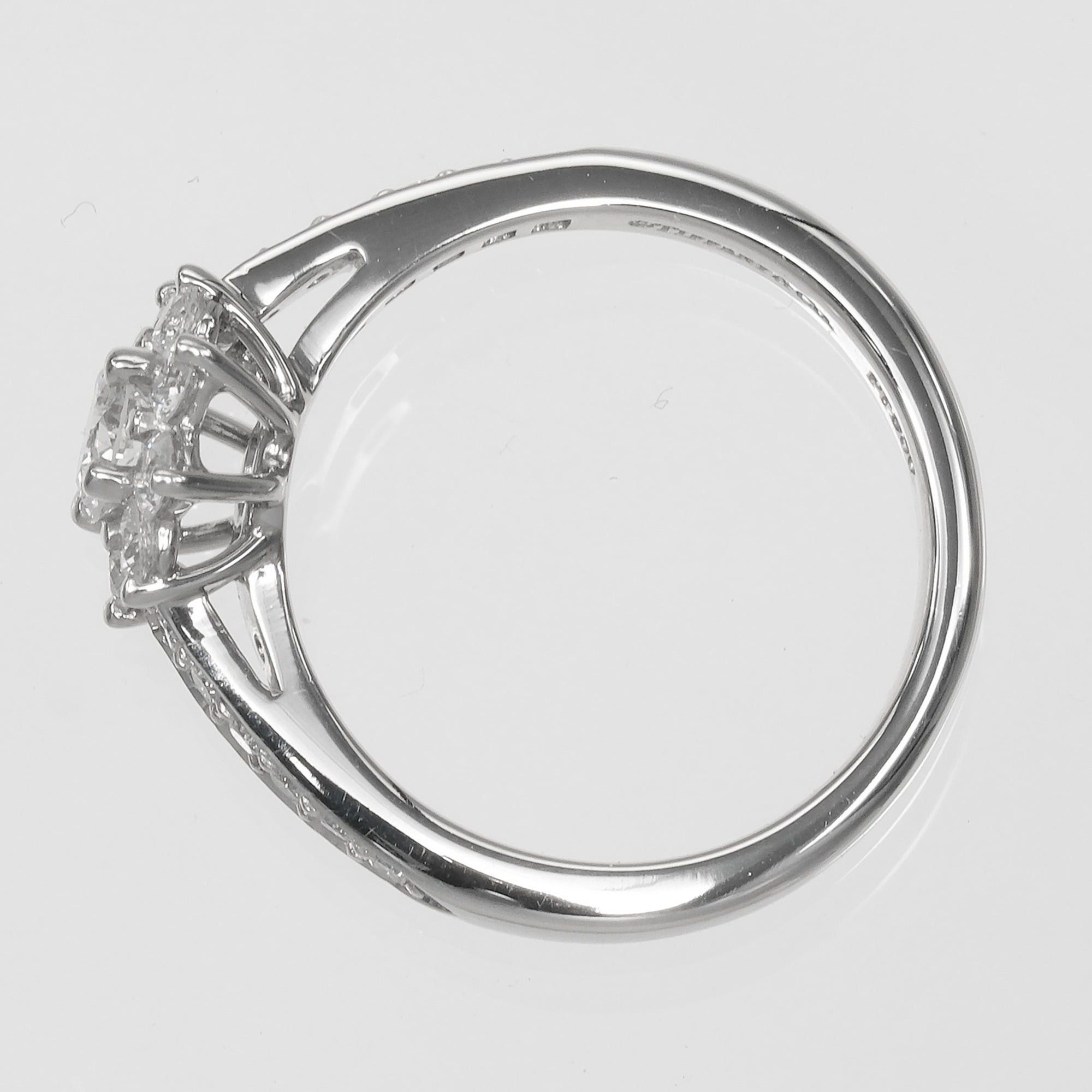 Tiffany & Co. Tiffany & Co. Flora Ring, Size 6.5, Platinum 950, Diamond, Approx. 4.27g. Size ONE SIZE - 9 Thumbnail