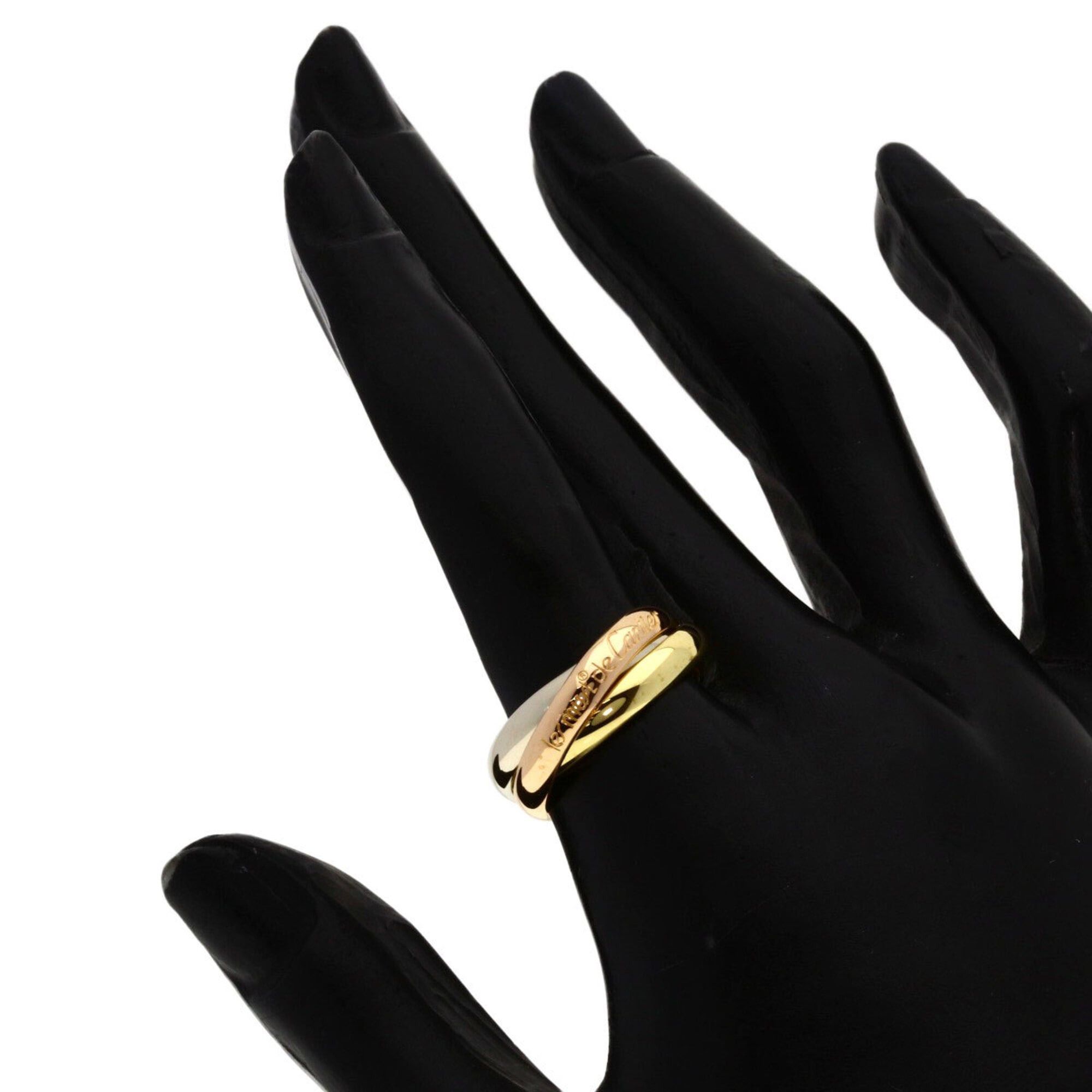 Cartier Cartier Trinity #53 Ring - 18K Yellow Gold/18K White Pink Gold Women's CARTIER Size ONE SIZE - 5 Thumbnail