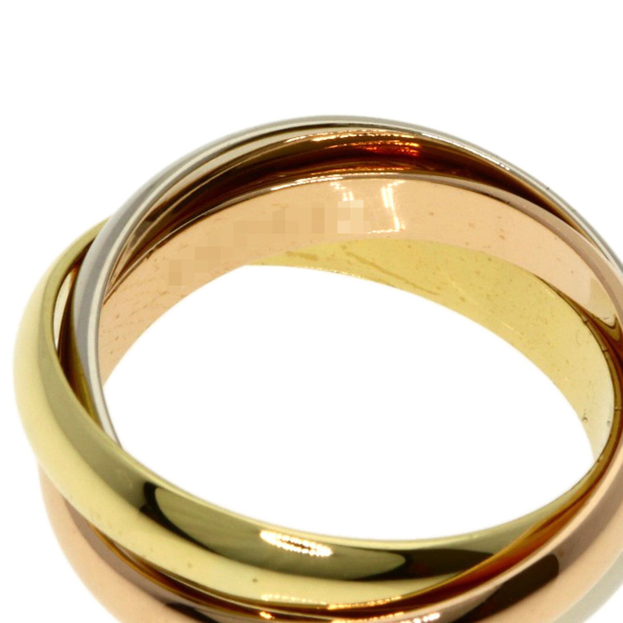 Cartier Cartier Trinity #53 Ring - 18K Yellow Gold/18K White Pink Gold Women's CARTIER Size ONE SIZE - 4 Thumbnail