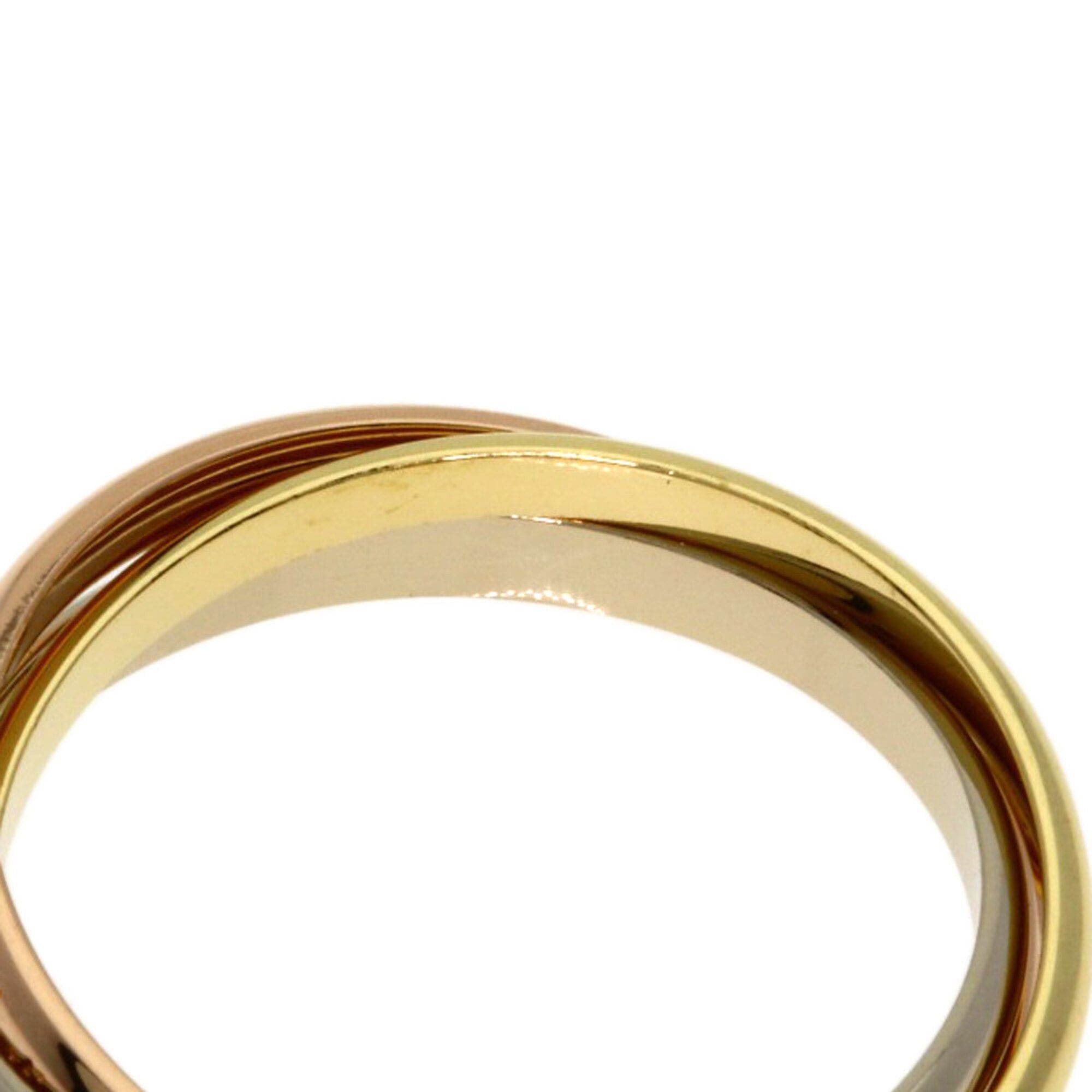 Cartier Cartier Trinity XS #50 Ring - 18K Yellow Gold/18K White Pink Gold Women's CARTIER Size ONE SIZE - 6 Thumbnail