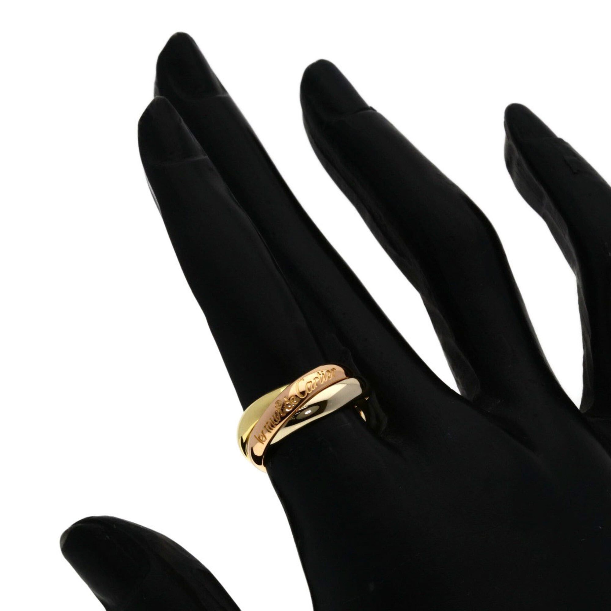 Cartier Cartier Trinity #49 Ring - 18K Yellow Gold/18K White Pink Gold Women's CARTIER Size ONE SIZE - 5 Thumbnail