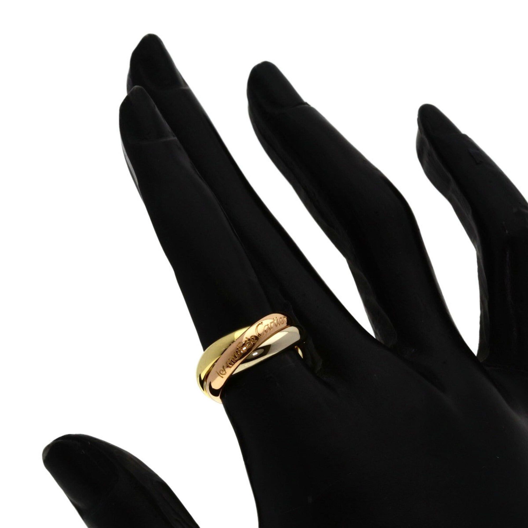Cartier Cartier Trinity #49 Ring - 18K Yellow Gold/18K White Pink Gold Women's CARTIER Size ONE SIZE - 4 Thumbnail