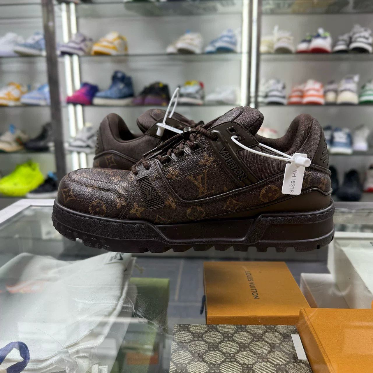 Louis Vuitton Louis Vuitton LV Trainer Maxi Monogram Size US 12 / EU 45 - 5 Thumbnail