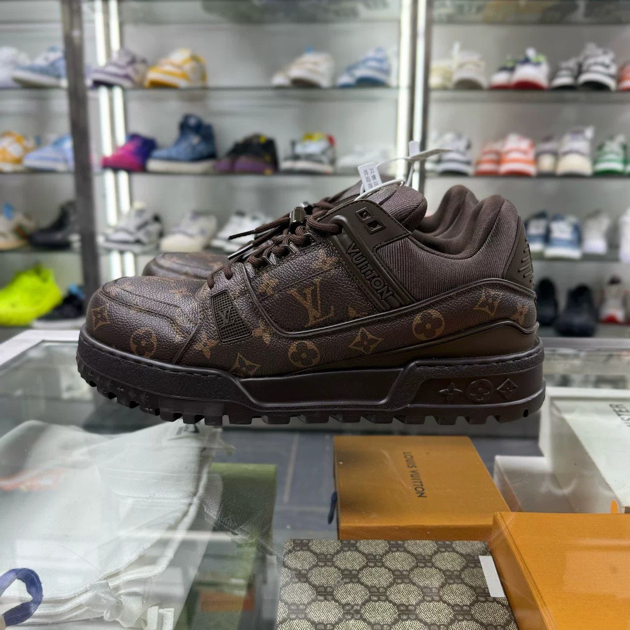 Louis Vuitton Louis Vuitton LV Trainer Maxi Monogram Size US 12 / EU 45 - 3 Thumbnail