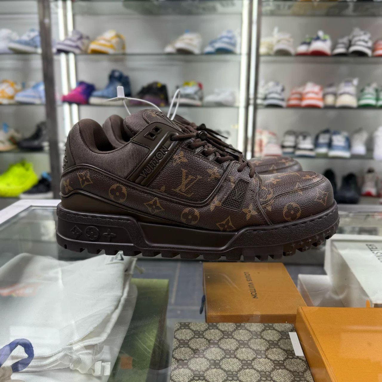 Louis Vuitton Louis Vuitton LV Trainer Maxi Monogram Size US 12 / EU 45 - 2 Thumbnail