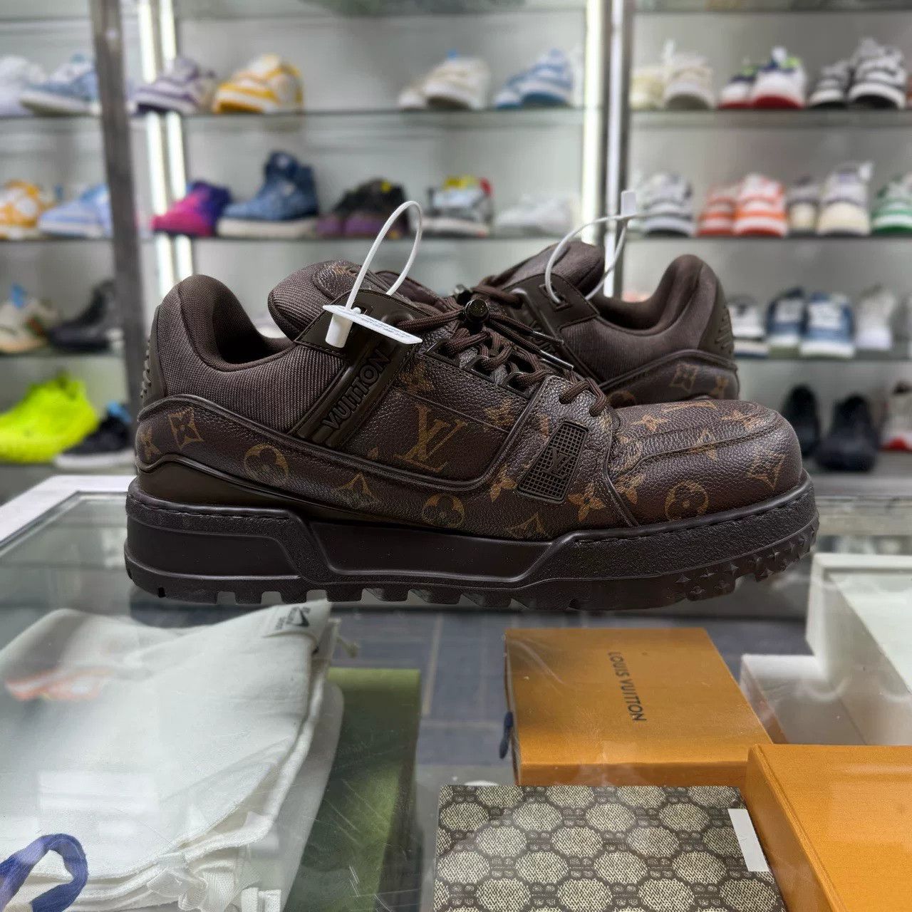 Louis Vuitton Louis Vuitton LV Trainer Maxi Monogram Size US 12 / EU 45 - 4 Thumbnail