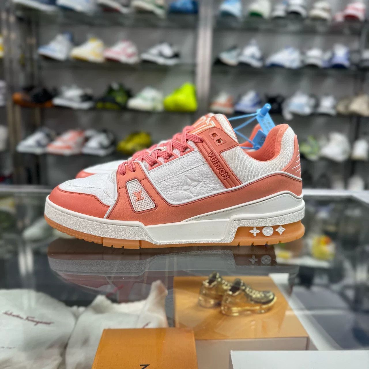 Louis Vuitton LV Trainer Peach Size US 6 / EU 39 - 3 Thumbnail