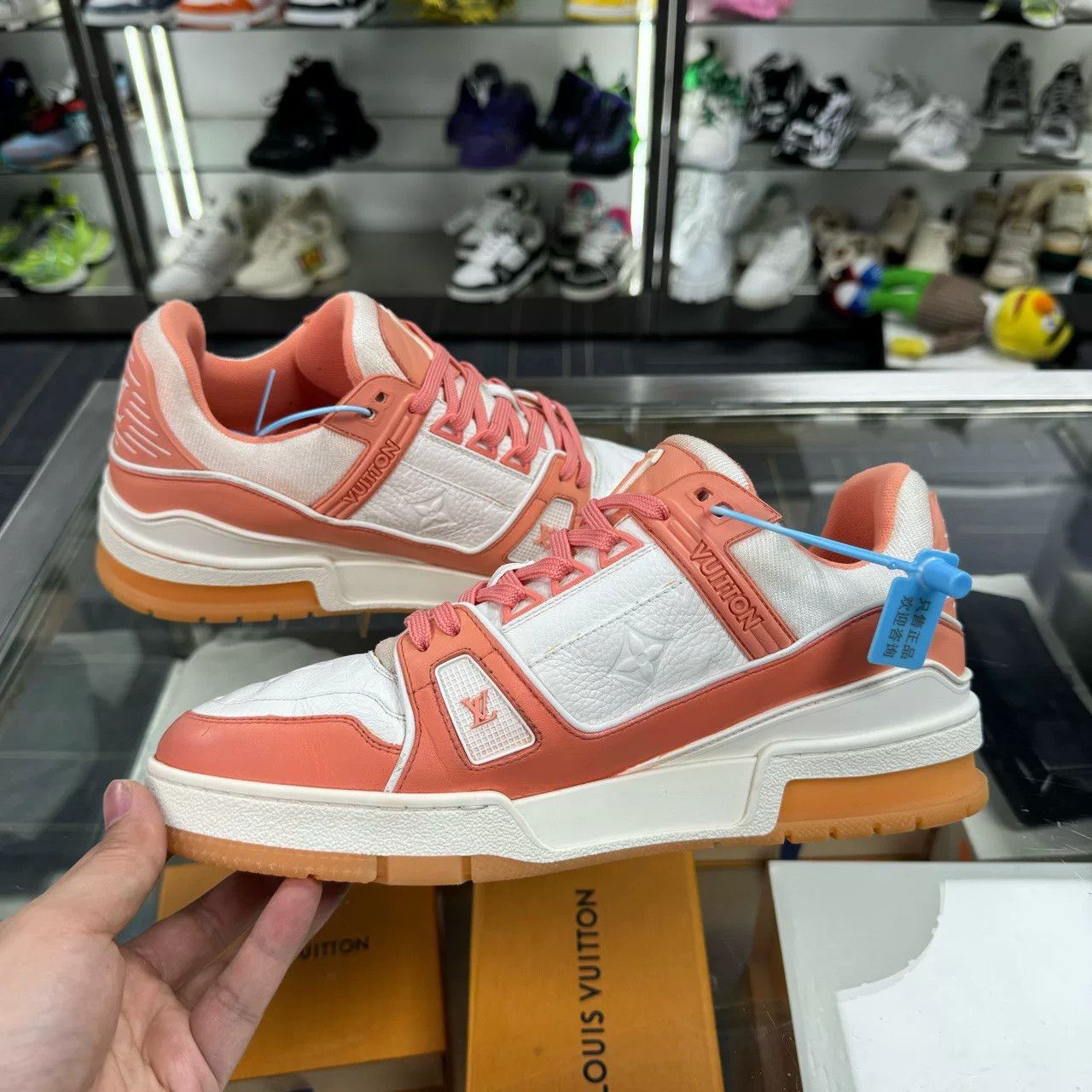 Louis Vuitton LV Trainer Peach Size US 6 / EU 39 - 4 Thumbnail