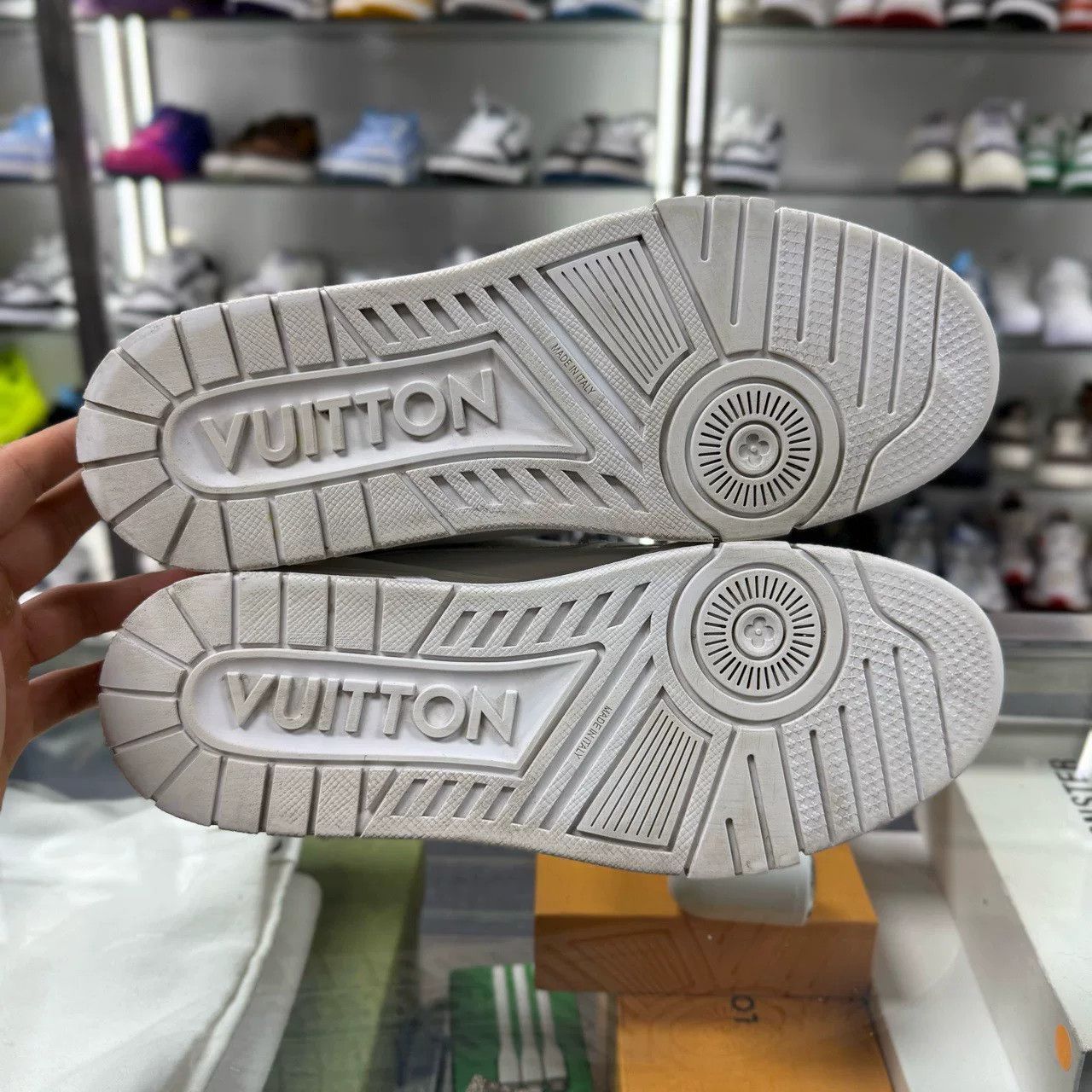 Louis Vuitton Louis Vuitton LV Trainer New Distressed White Size US 9 / EU 42 - 7 Thumbnail