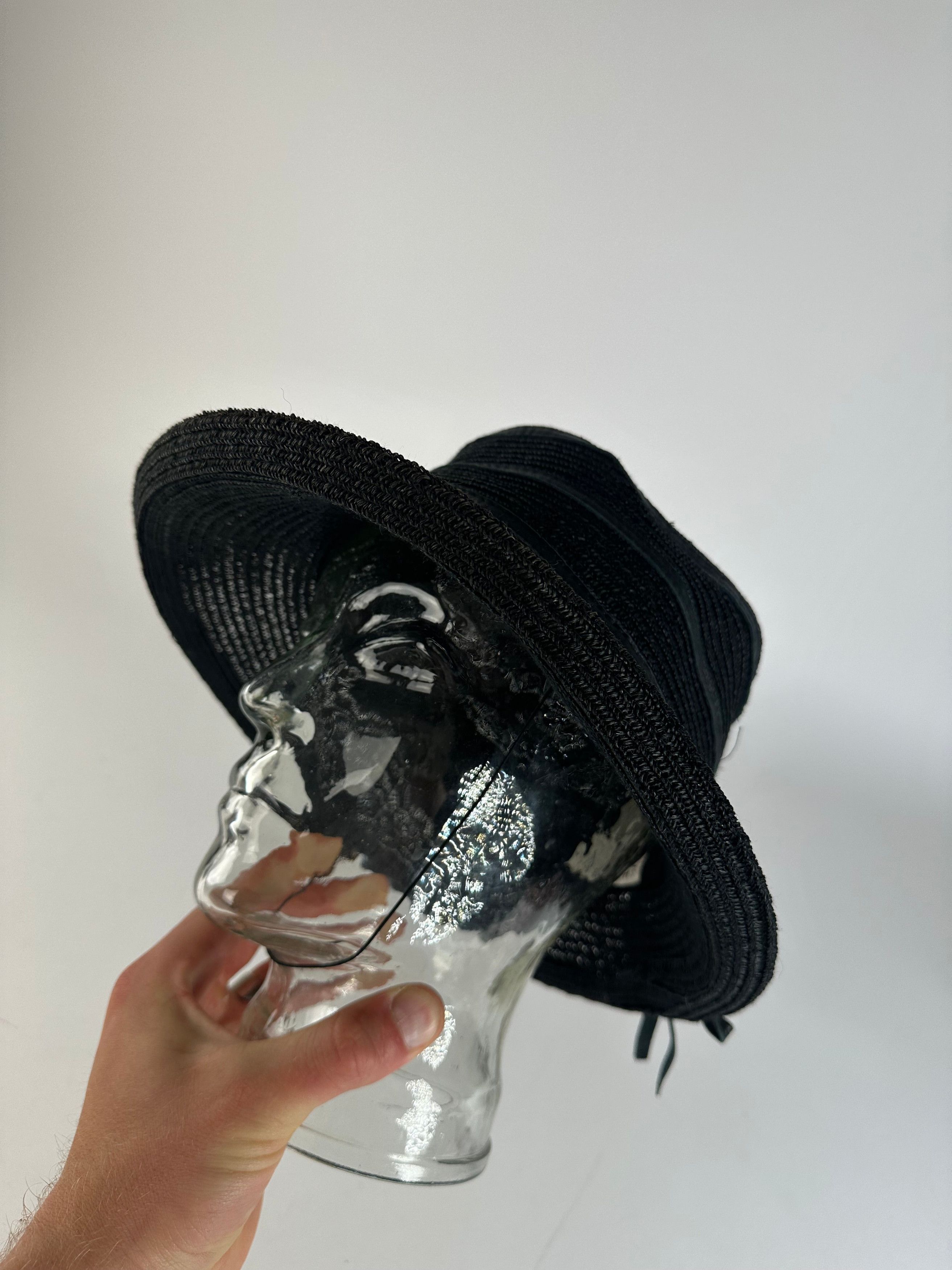 Givenchy Vintage Synthetic Hat Black M Size ONE SIZE - 13 Thumbnail