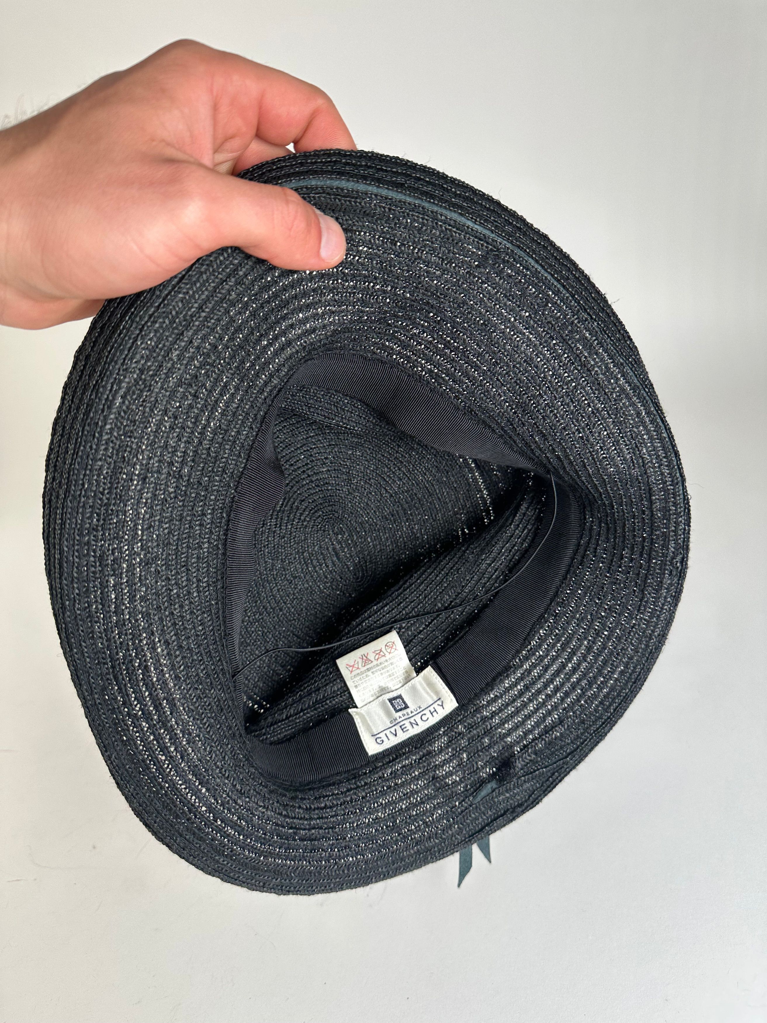 Givenchy Vintage Synthetic Hat Black M Size ONE SIZE - 4 Thumbnail