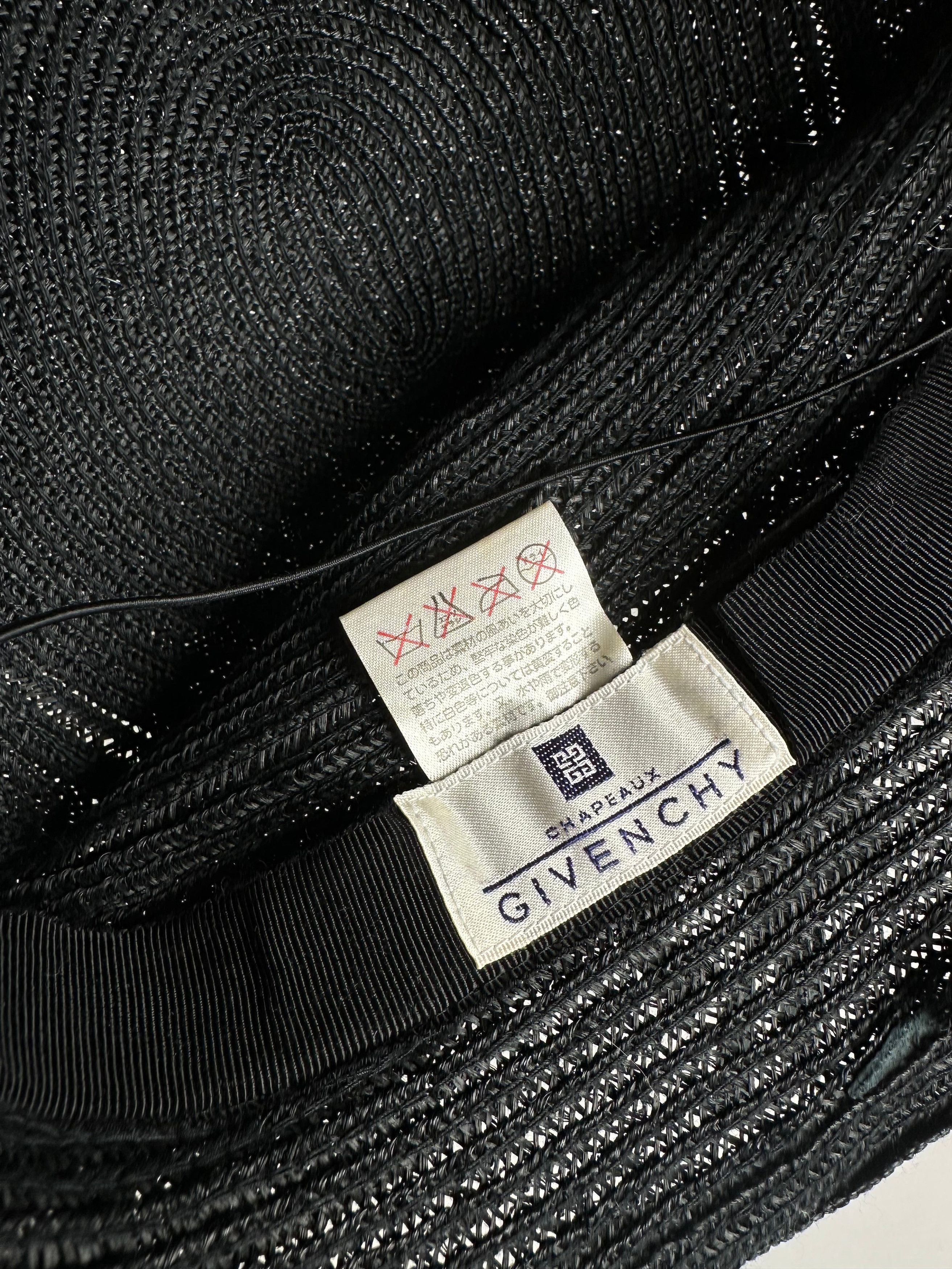 Givenchy Vintage Synthetic Hat Black M Size ONE SIZE - 5 Thumbnail