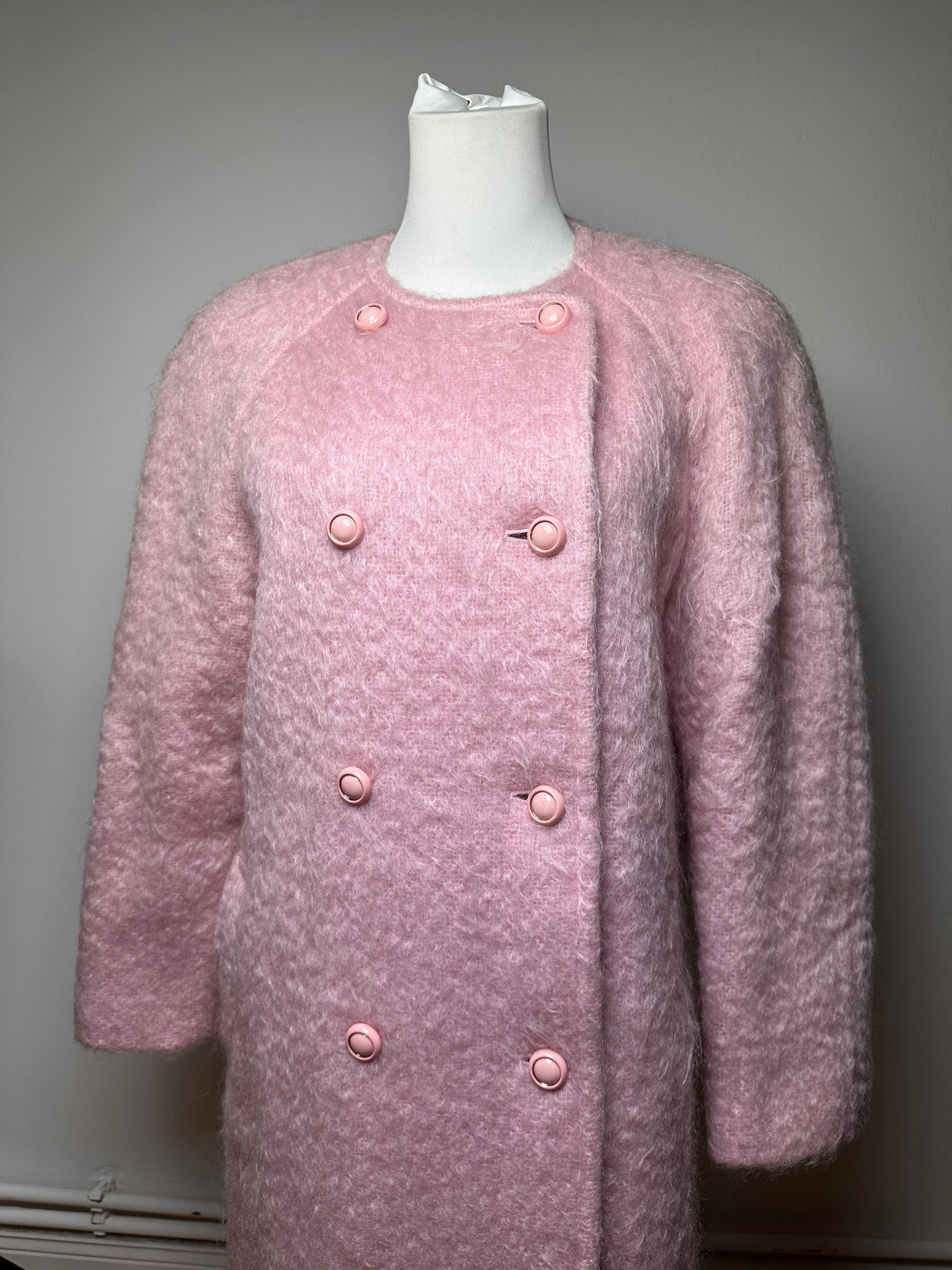 Other Vintage Courreges Fake Fur Coat Pink L Size M / US 6-8 / IT 42-44 - 12 Thumbnail
