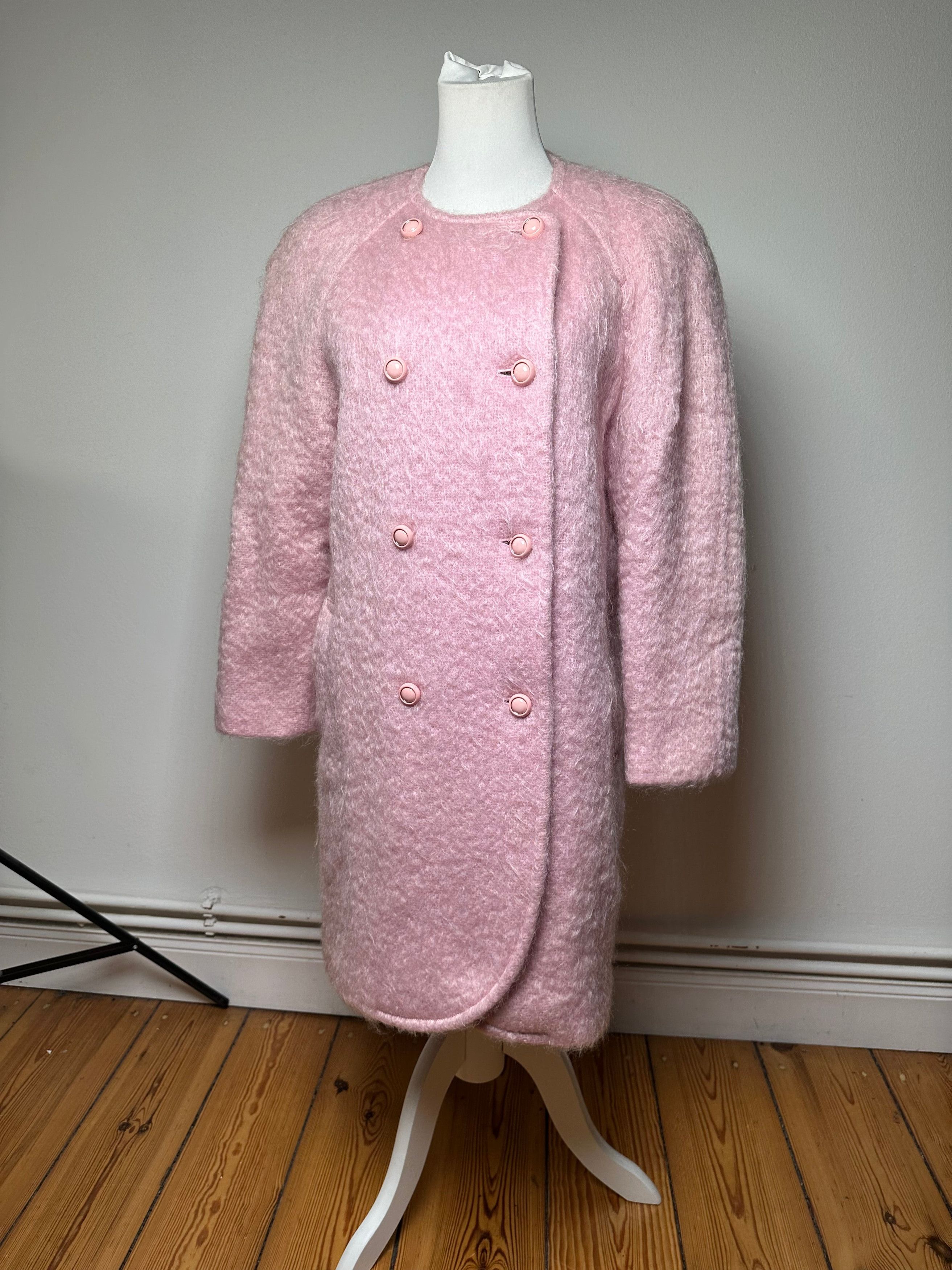 Other Vintage Courreges Fake Fur Coat Pink L Size M / US 6-8 / IT 42-44 - 11 Thumbnail