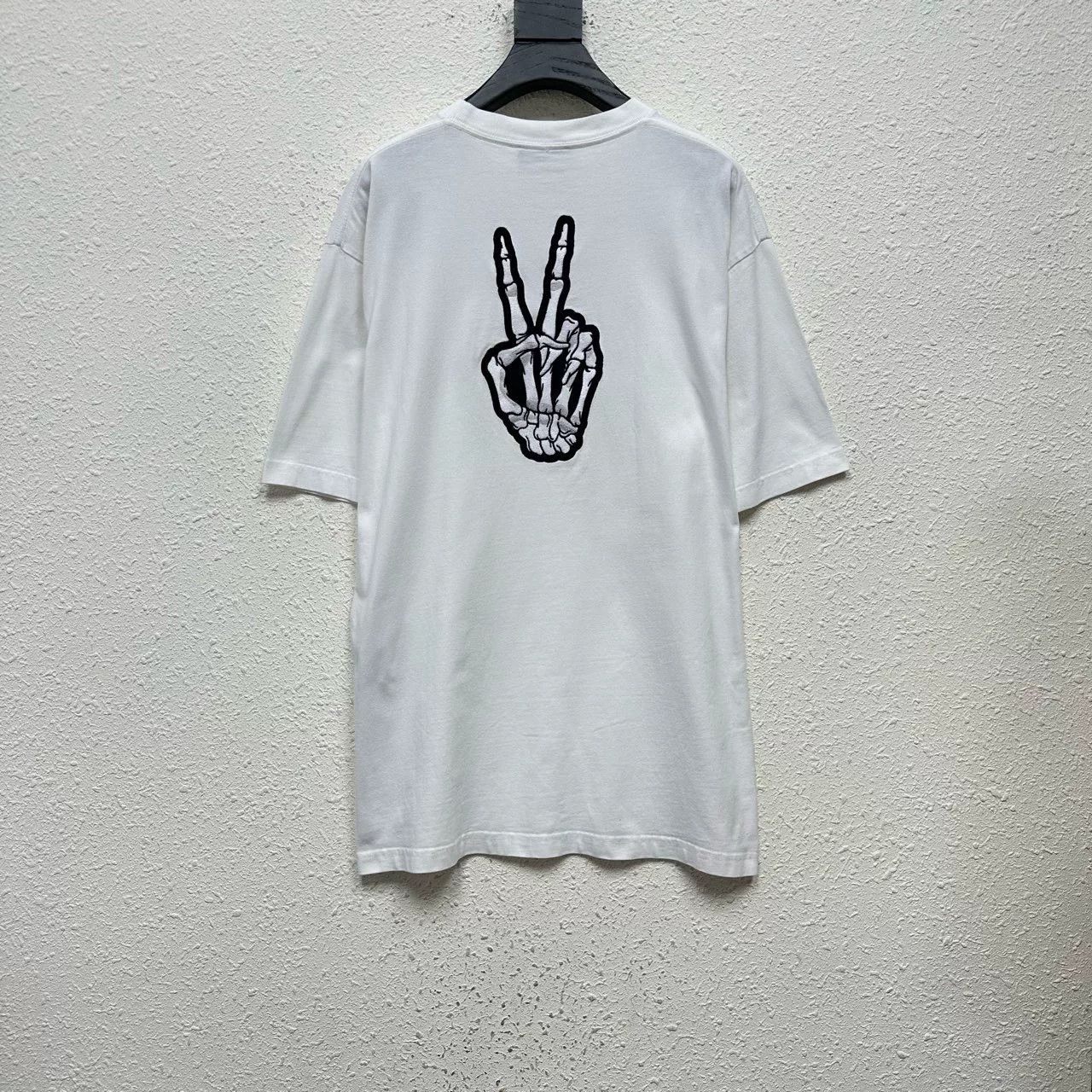 Balenciaga Balenciaga Dissolved Smile Short Sleeve Size XXS / US 00 / IT 34 - 2 Thumbnail