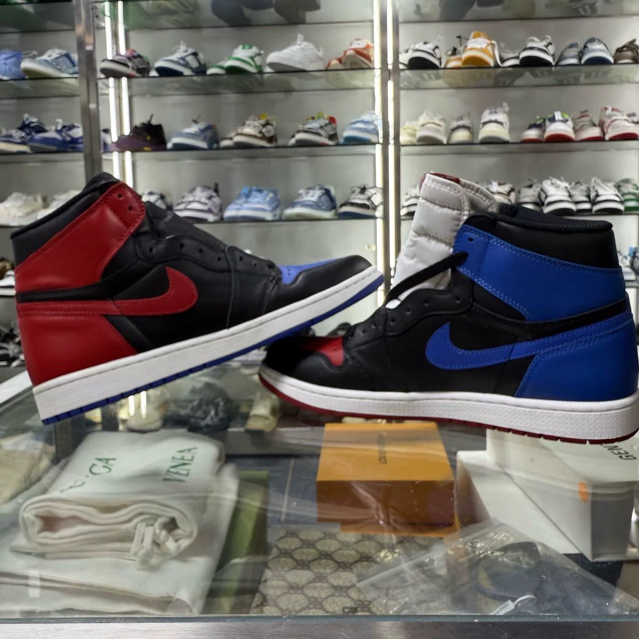 Jordan Brand Air Jordan 1 Red Blue Top3 Size US 11 / EU 44 - 5 Thumbnail