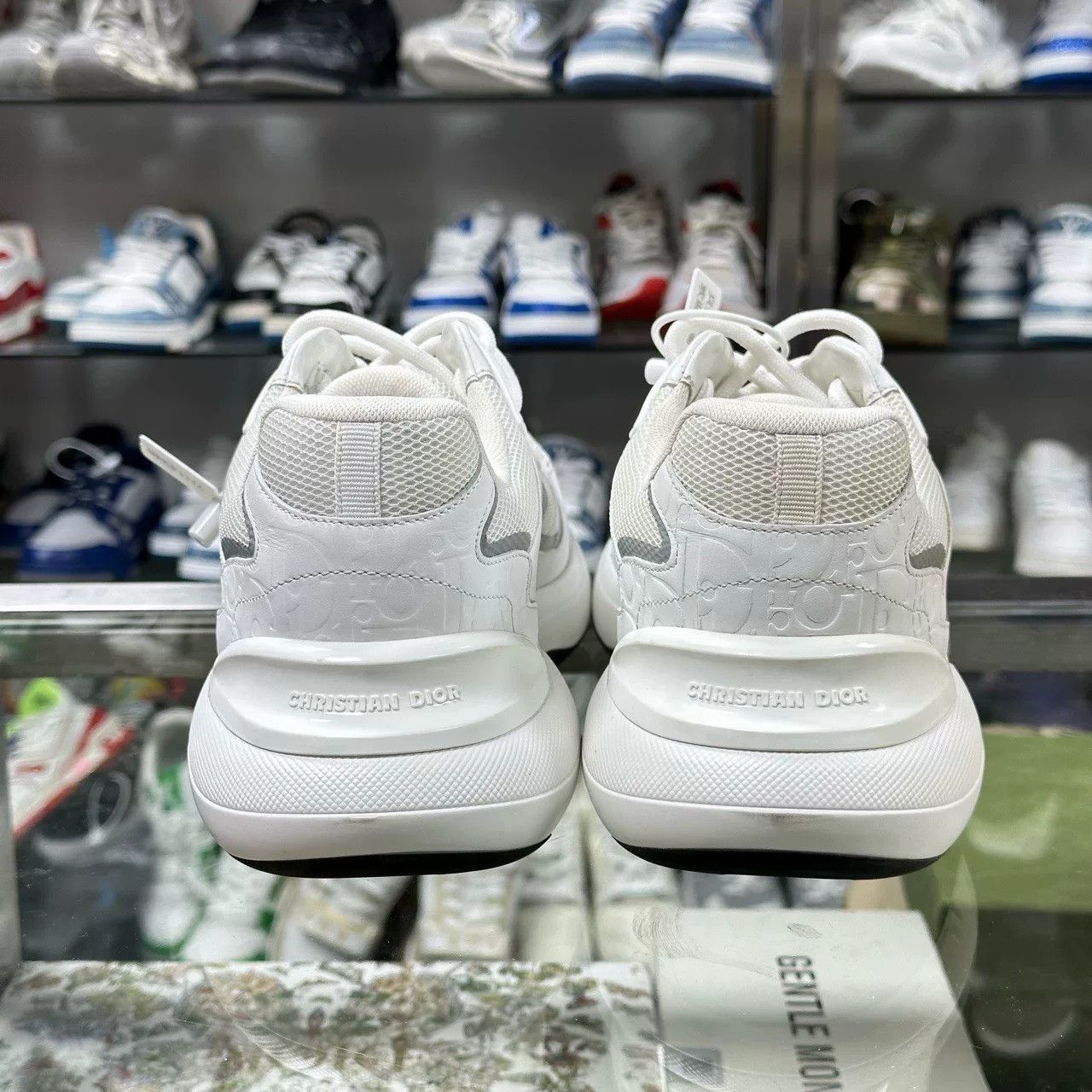 Dior DIOR B24 White Gray Sneakers Size US 11 / EU 44 - 6 Thumbnail