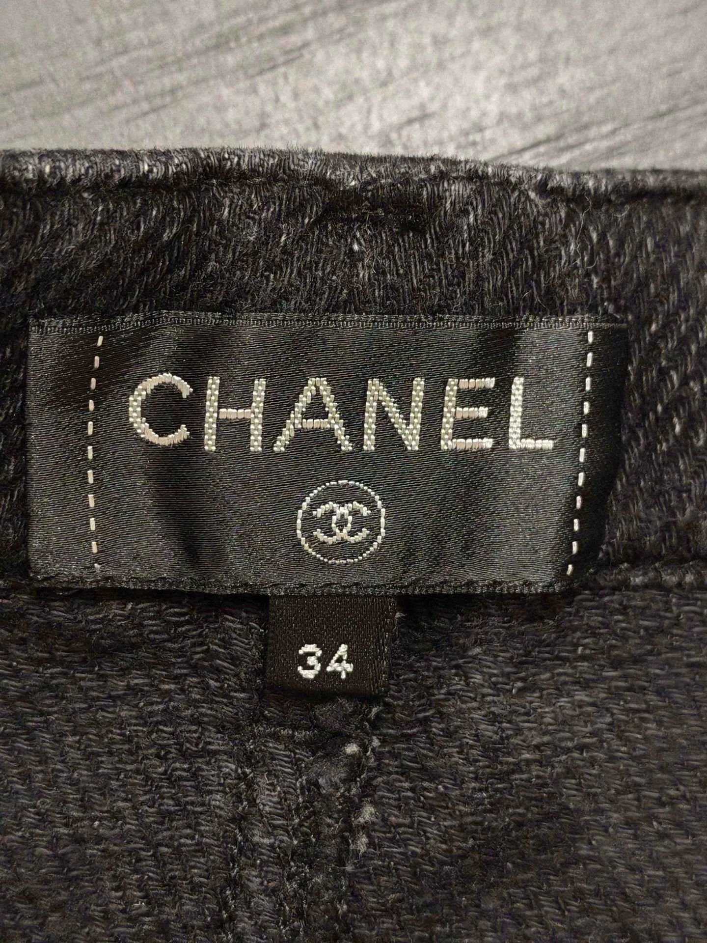 Chanel Chanel Black Denim Casual Shorts Size 34" / US 12 / IT 48 - 5 Thumbnail