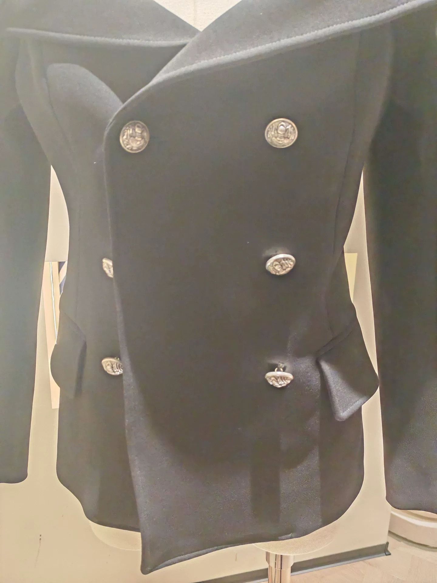 Faith Connexion Faith Connexion Black Drop Shoulder Blazer Size S / US 4 / IT 40 - 4 Thumbnail