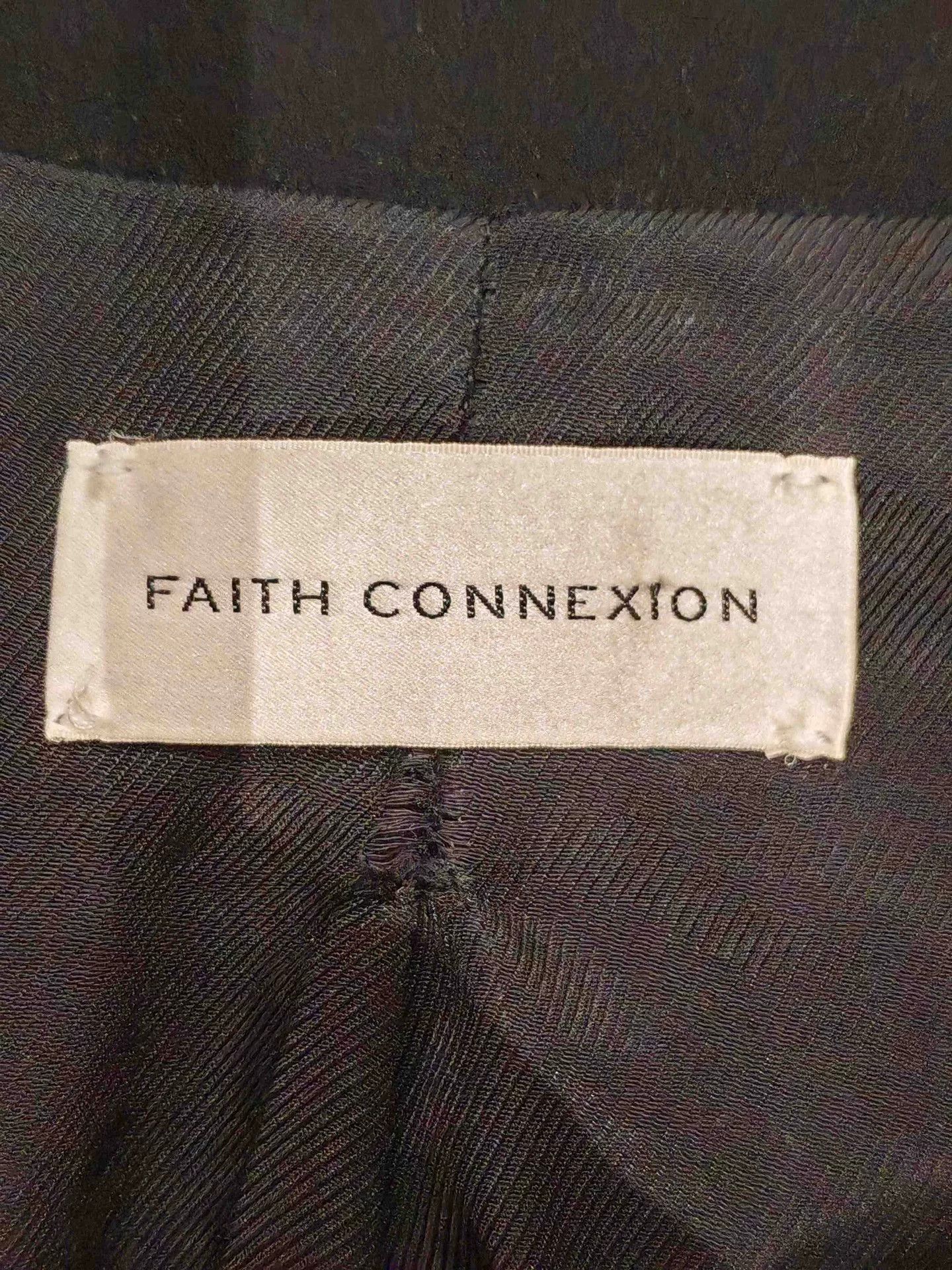 Faith Connexion Faith Connexion Black Drop Shoulder Blazer Size S / US 4 / IT 40 - 6 Thumbnail