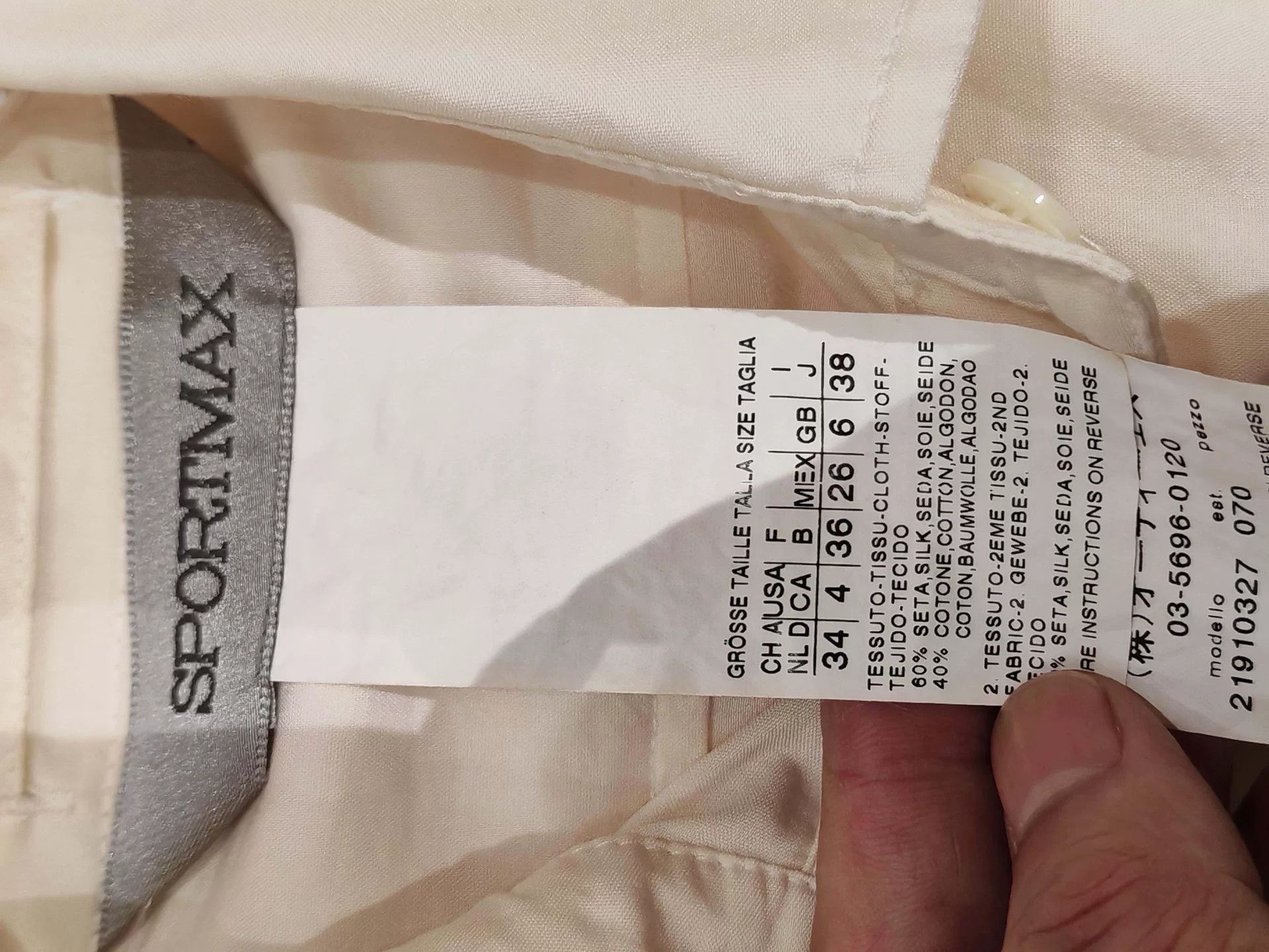 Sportmax SPORTMAX White Dress Size 34 Size XXS / US 00 / IT 34 - 3 Thumbnail