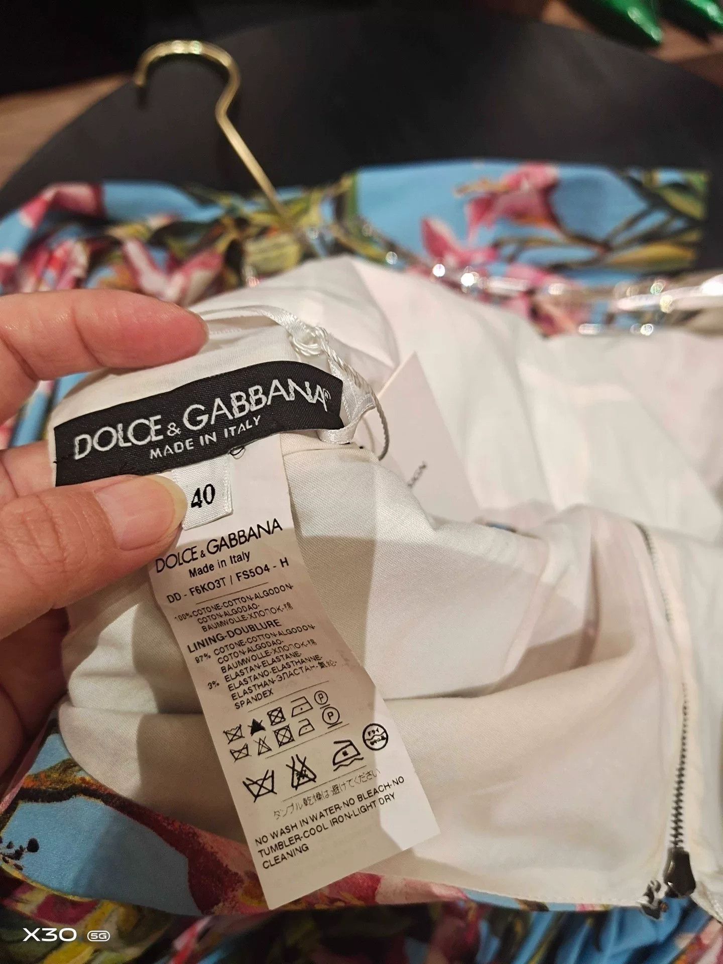 Dolce & Gabbana Dolce & Gabbana Floral Women's Dress Size S / US 4 / IT 40 - 3 Thumbnail