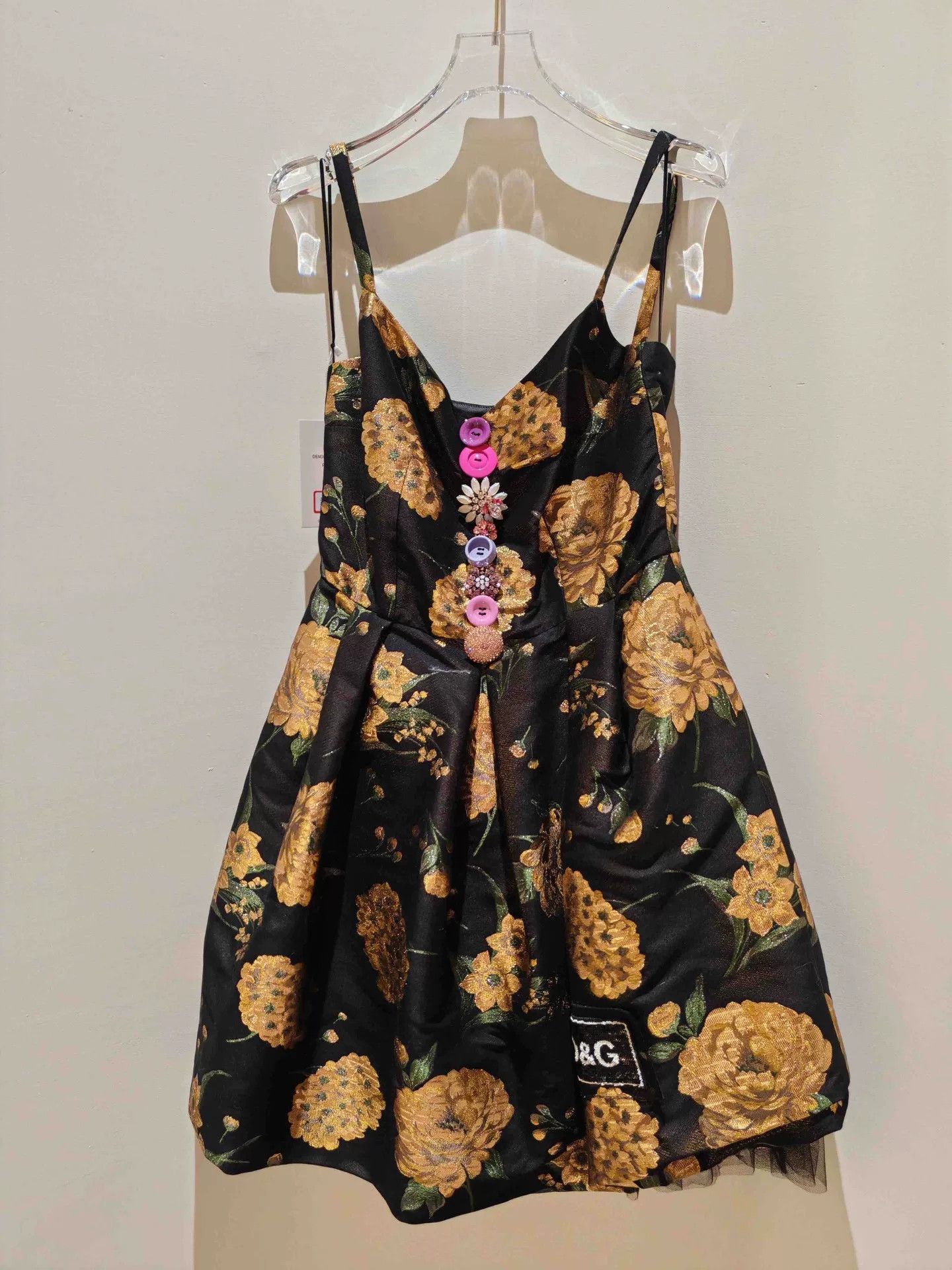 Dolce & Gabbana Dolce & Gabbana Embroidered Cocktail Dress Size M / US 6-8 / IT 42-44 - 2 Thumbnail