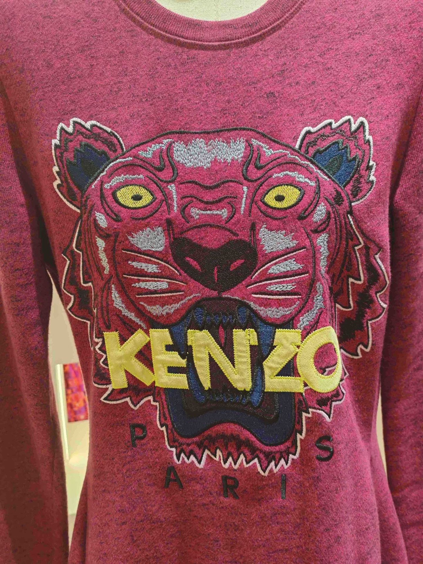 Kenzo KENZO Tiger Embroidery Sweatshirt Dress Size M / US 6-8 / IT 42-44 - 6 Thumbnail